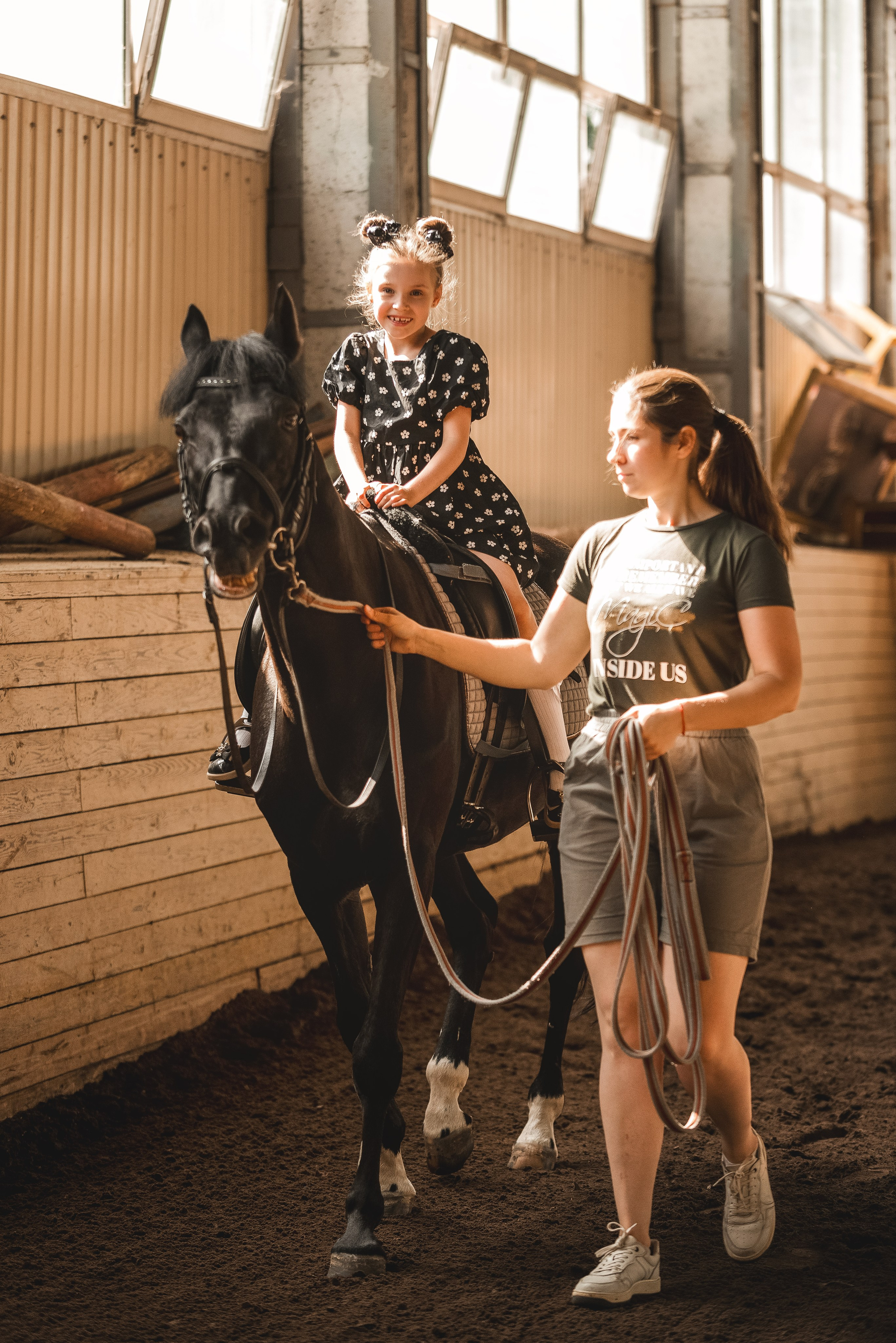 Нано-фотосессия Арины и Доватора. Конный фотограф Куракина Дарья • Фотосессии с лошадьми