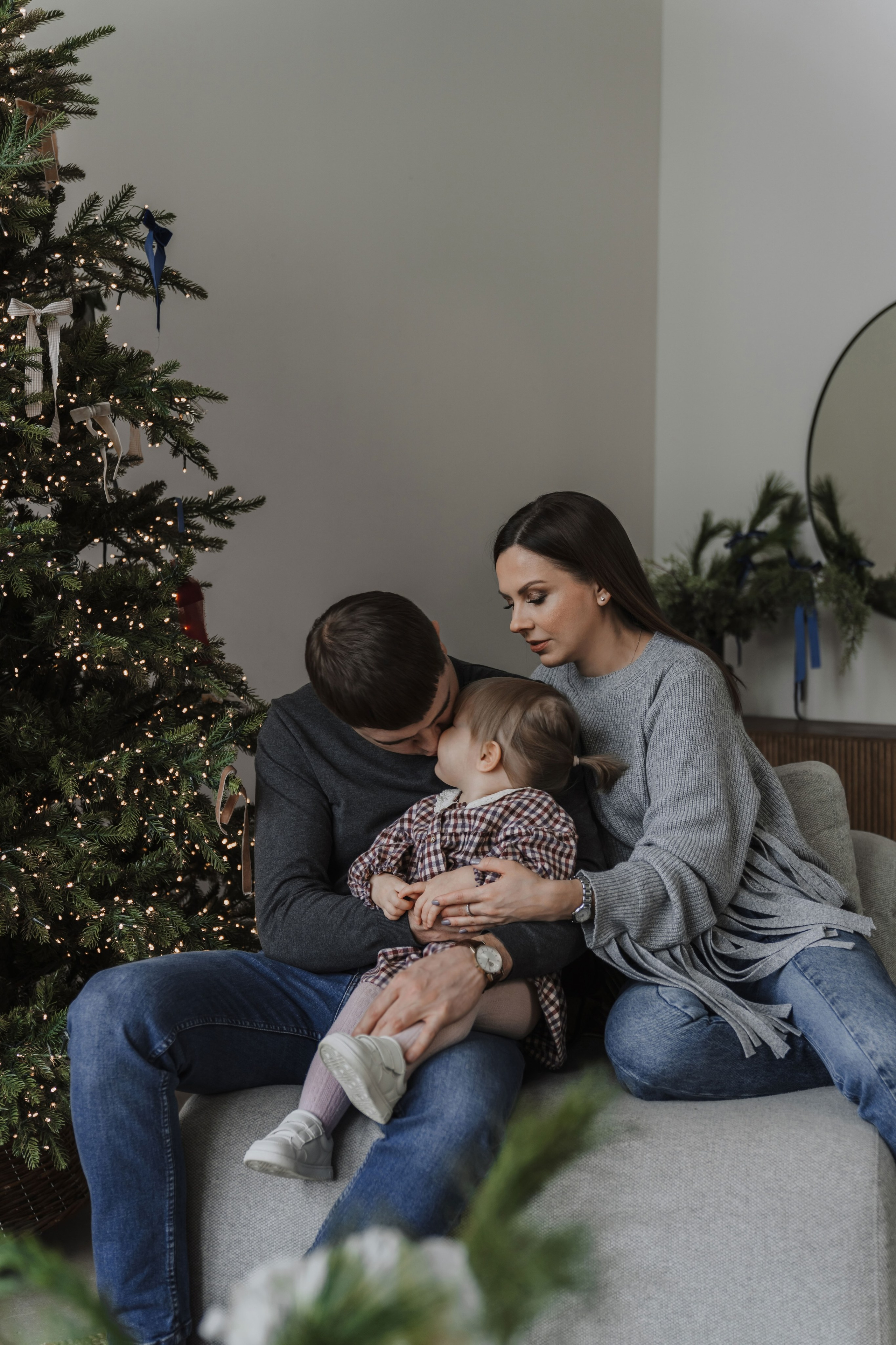 Michail, Ekaterina and Masha. Christmas. Minsk. Olga Modjaro