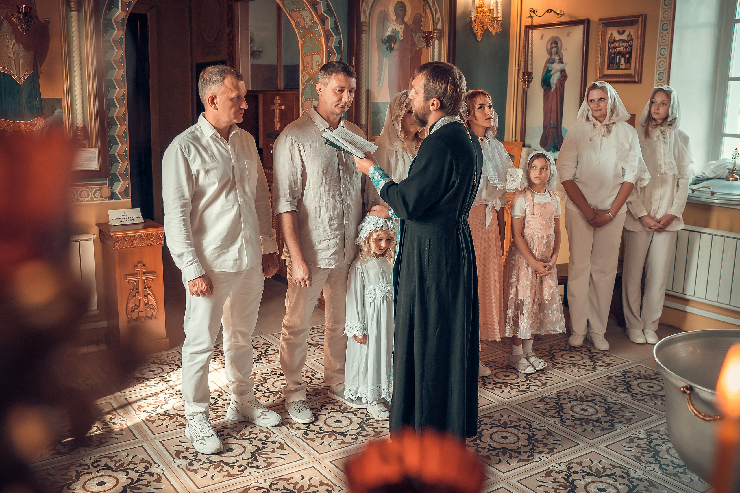 Крещение Даны. Фотограф на Крещение и Венчание в Красноярске Рамазанова Юлия