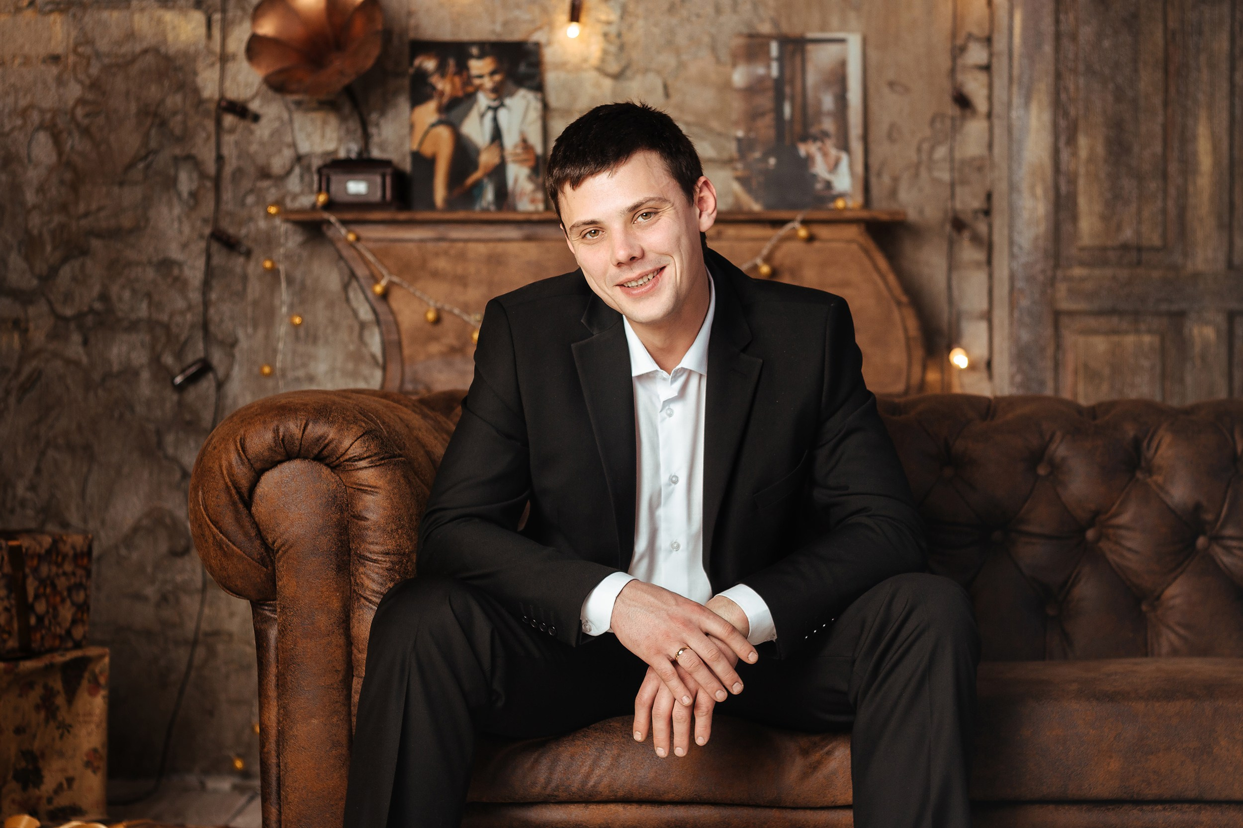 Свадебная фотосессия в студии. Фотограф Павел Герасименко