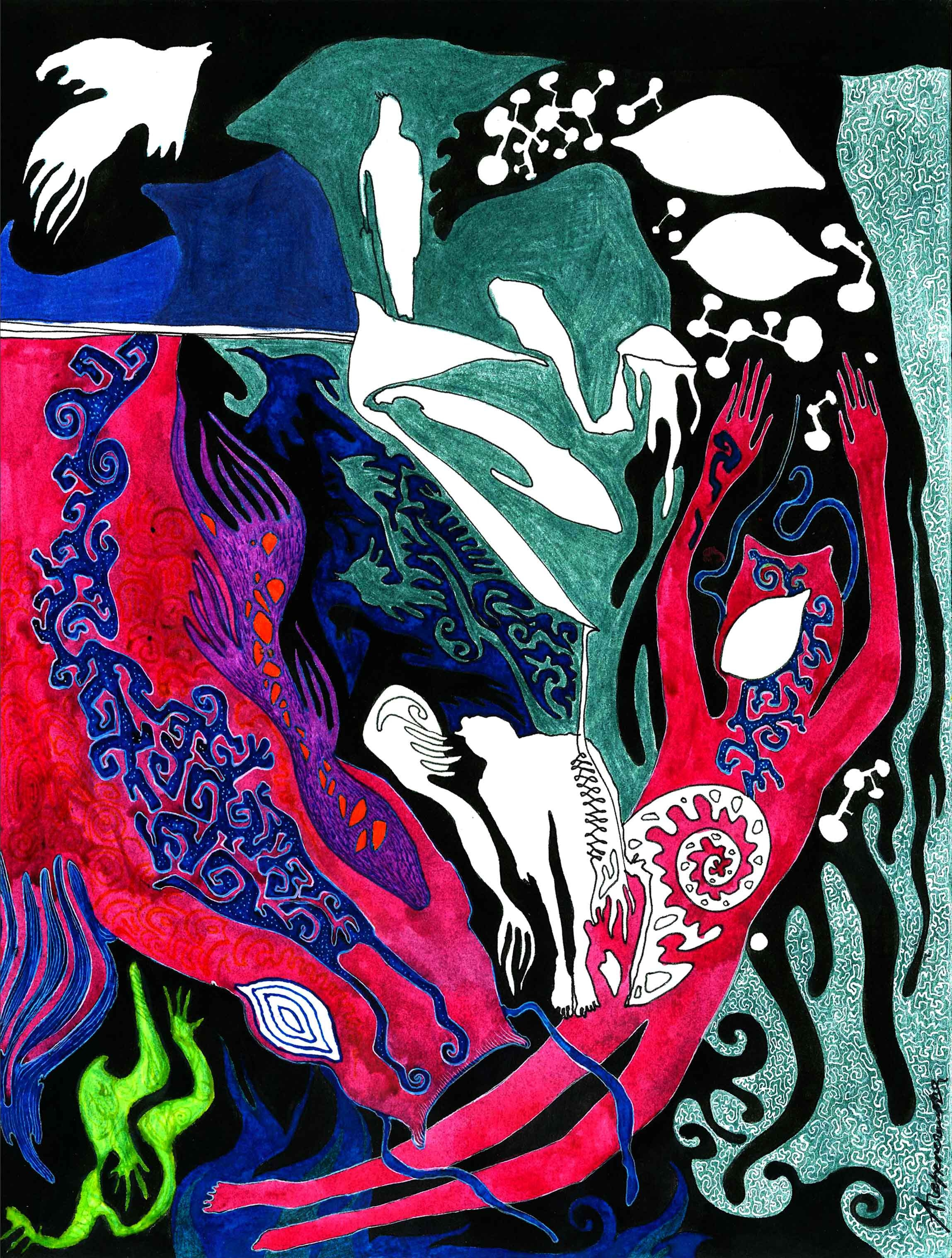 «Чернильная серия». Художник Перепечėнова-Феофанова Анна