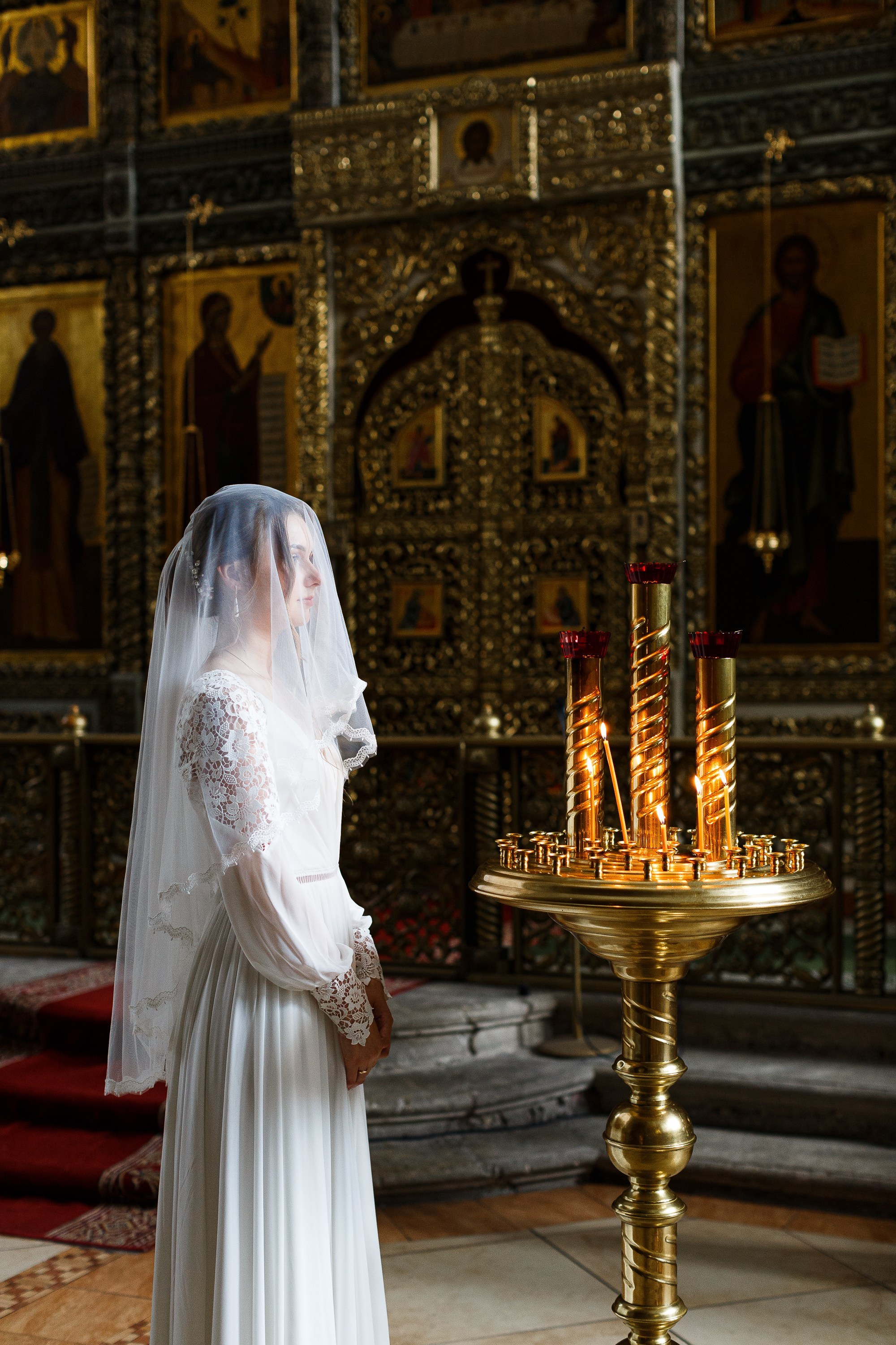 Венчание в храме Живоначальной Троицы на Шаболовке