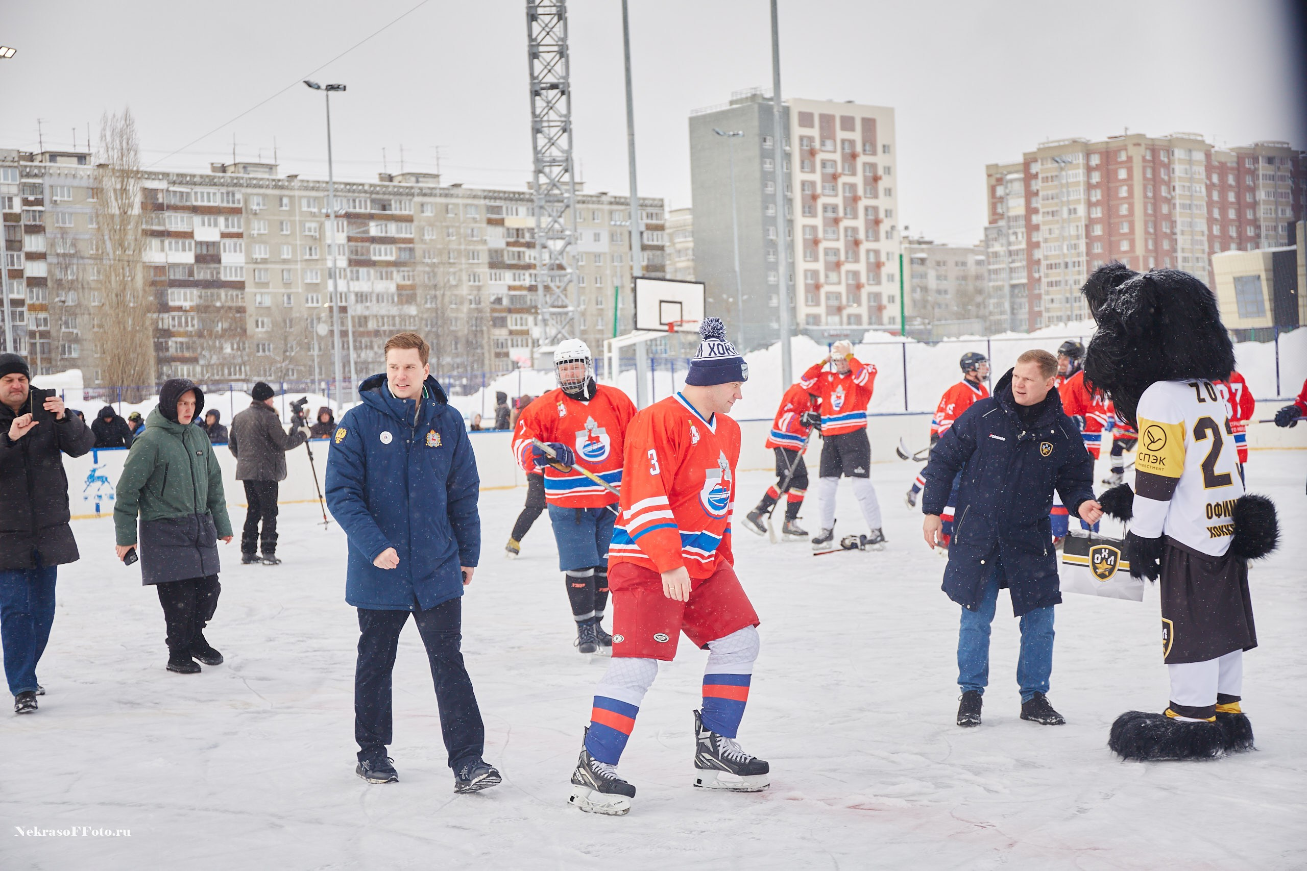 Турнир по хоккею «Русская классика» в рамках Офицерской хоккейной лиги. Спортивный фотограф Некрасов Денис