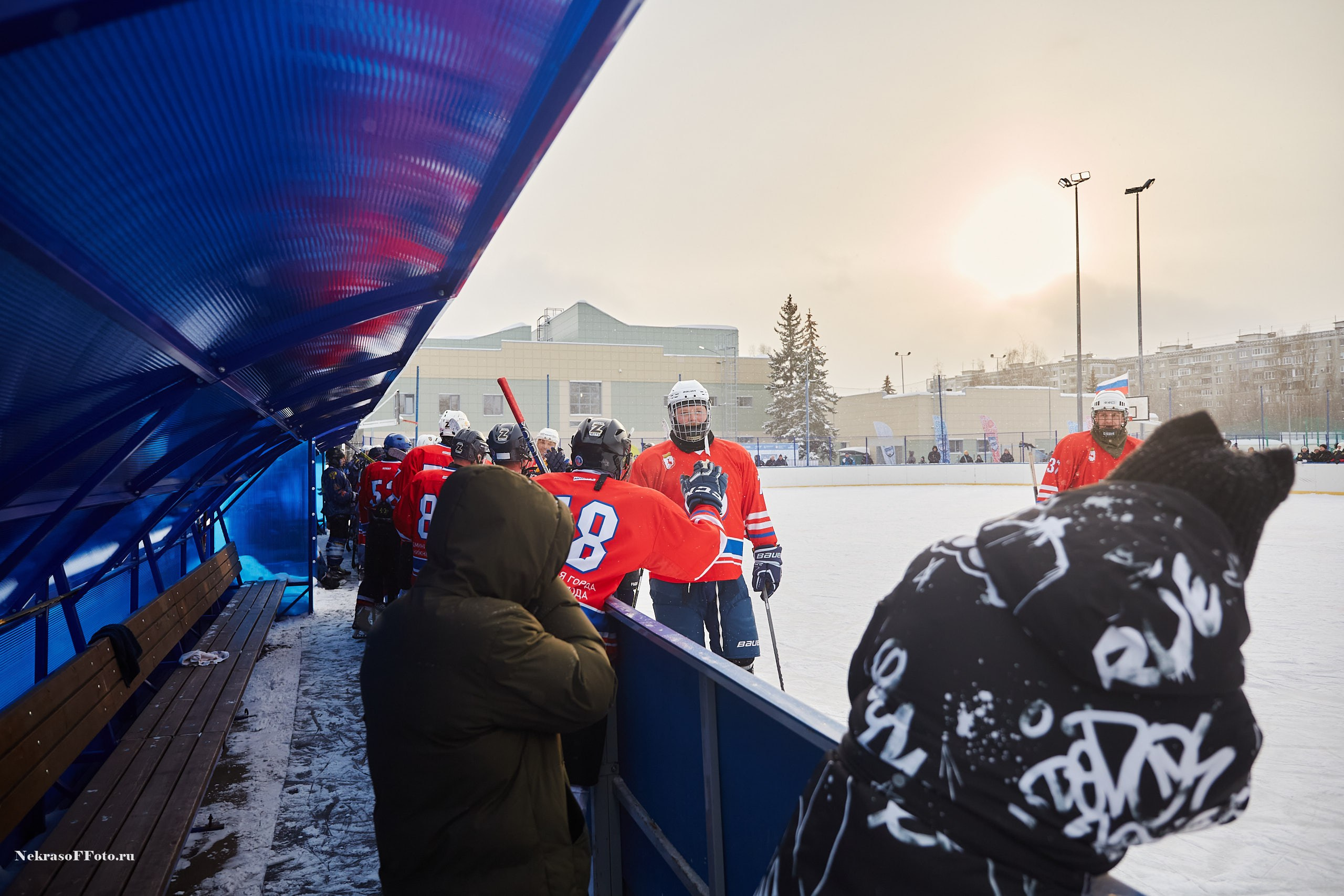 Турнир по хоккею «Русская классика» в рамках Офицерской хоккейной лиги. Спортивный фотограф Некрасов Денис