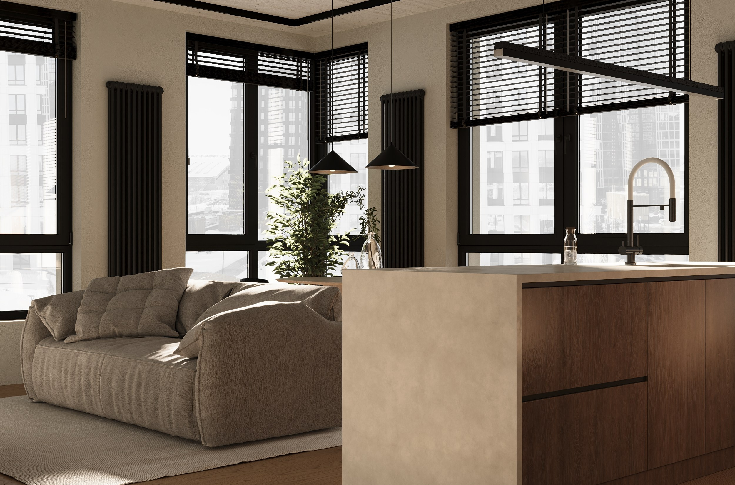 ЖК Savin Family 70 м². Дизайнер интерьера квартир и частных домов в Казани