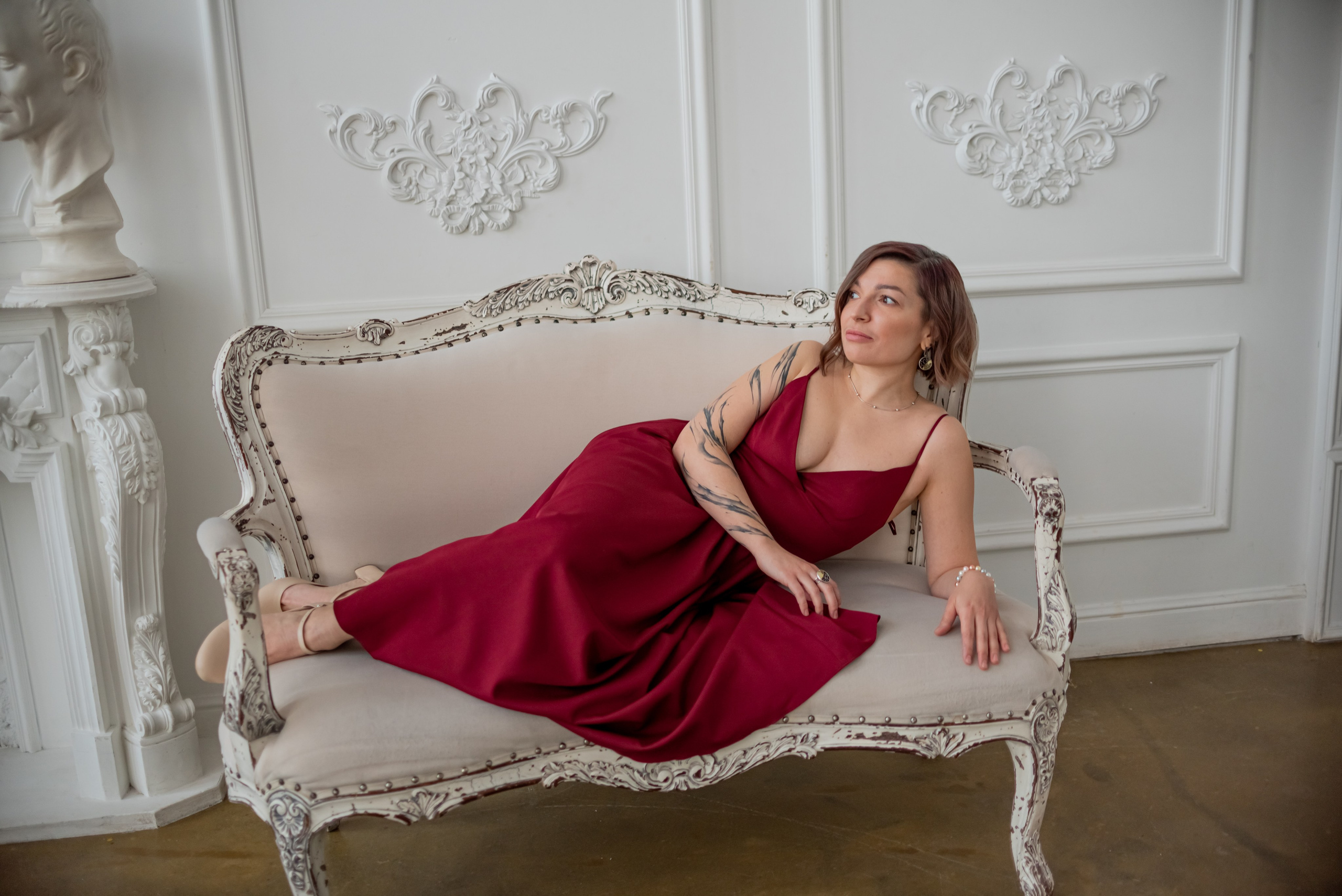 "Портрет женщины в профессиональной студии в Москве на ВДНХ