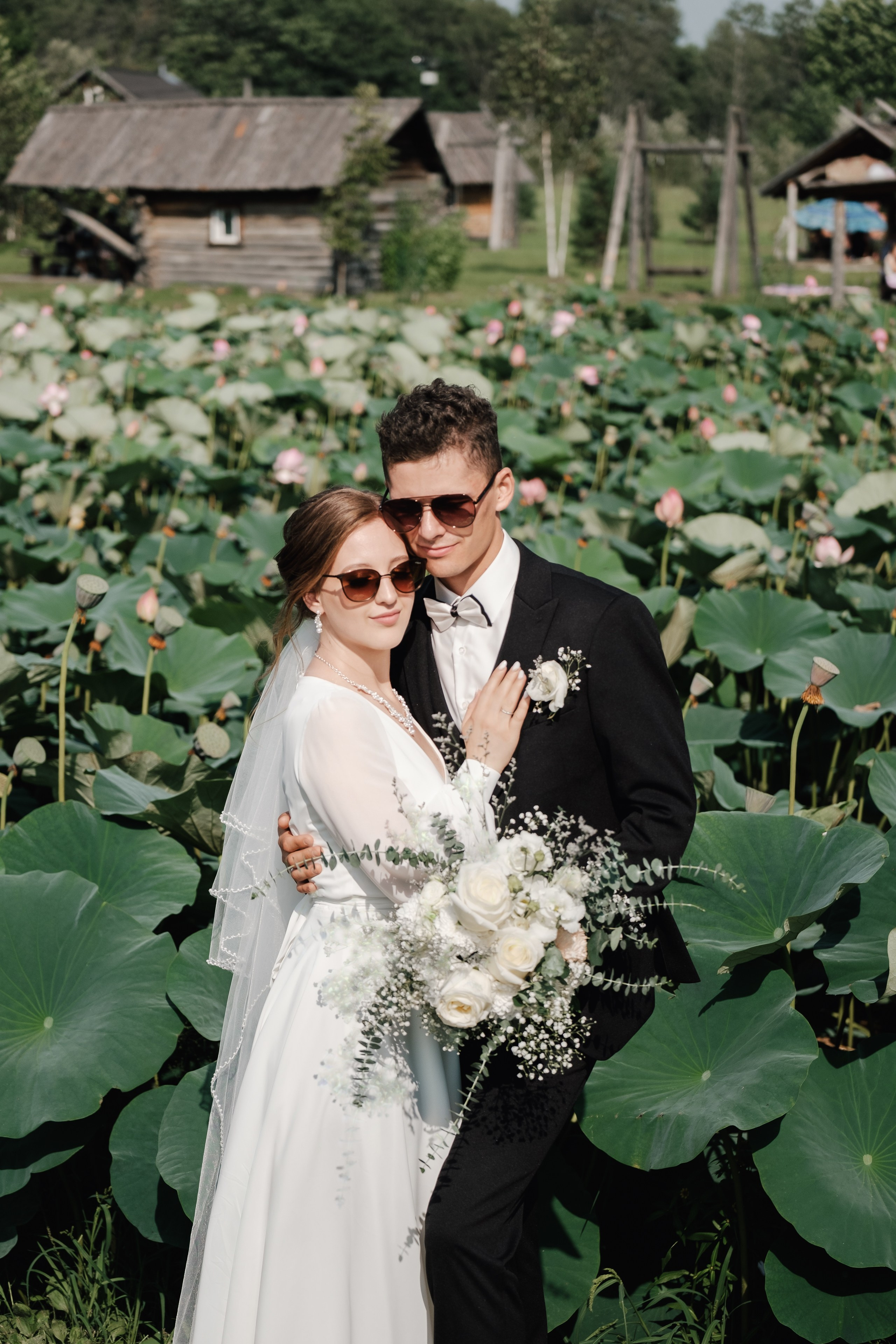 Тимофей и Маргарита. Озеро Лотосов. Венчание в церкви. Свадебный фотограф в Хабаровске