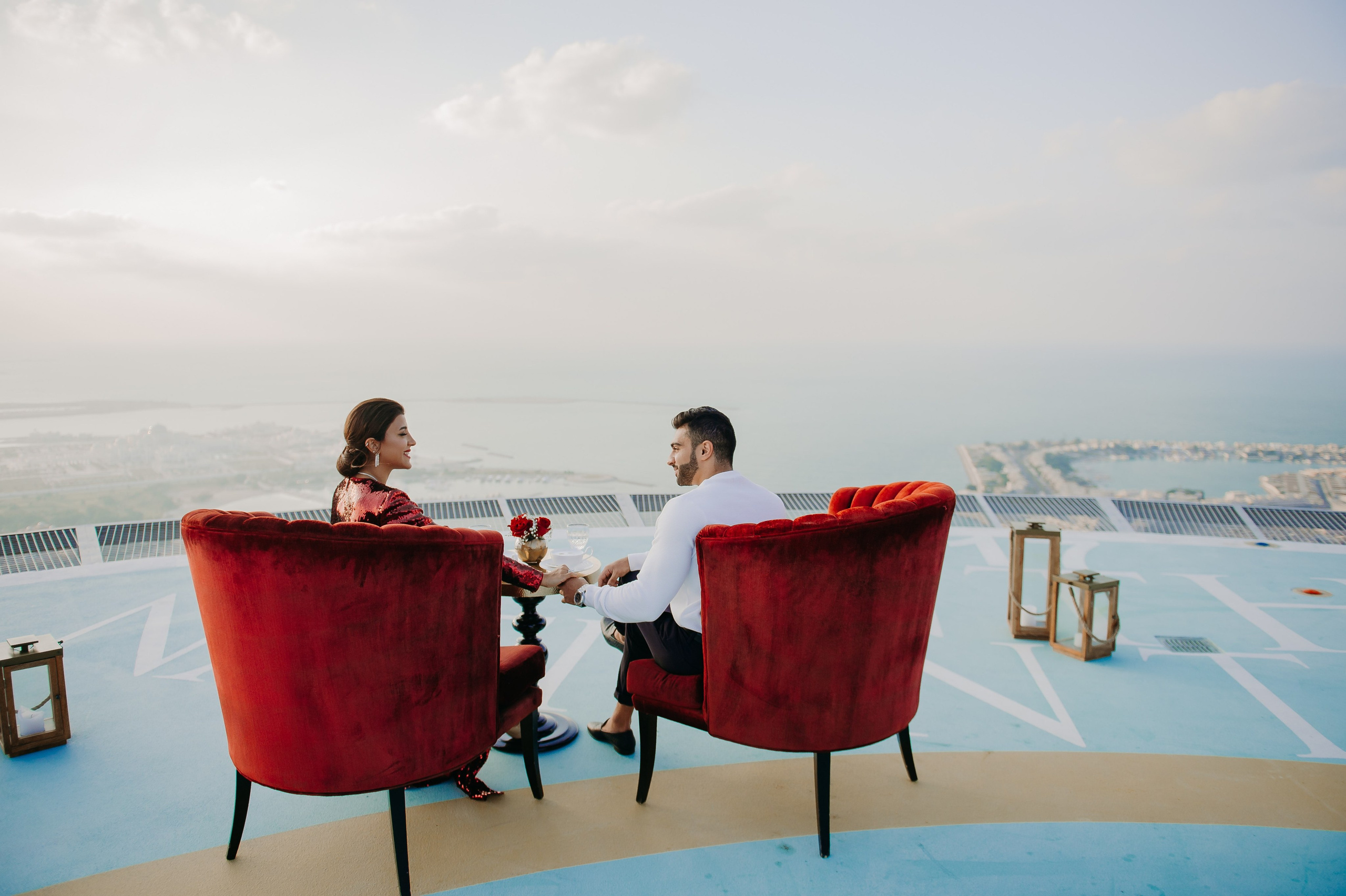 Love Story на высоте (Абу Даби). Фотограф в Москве и Санкт-Петербурге Дарина