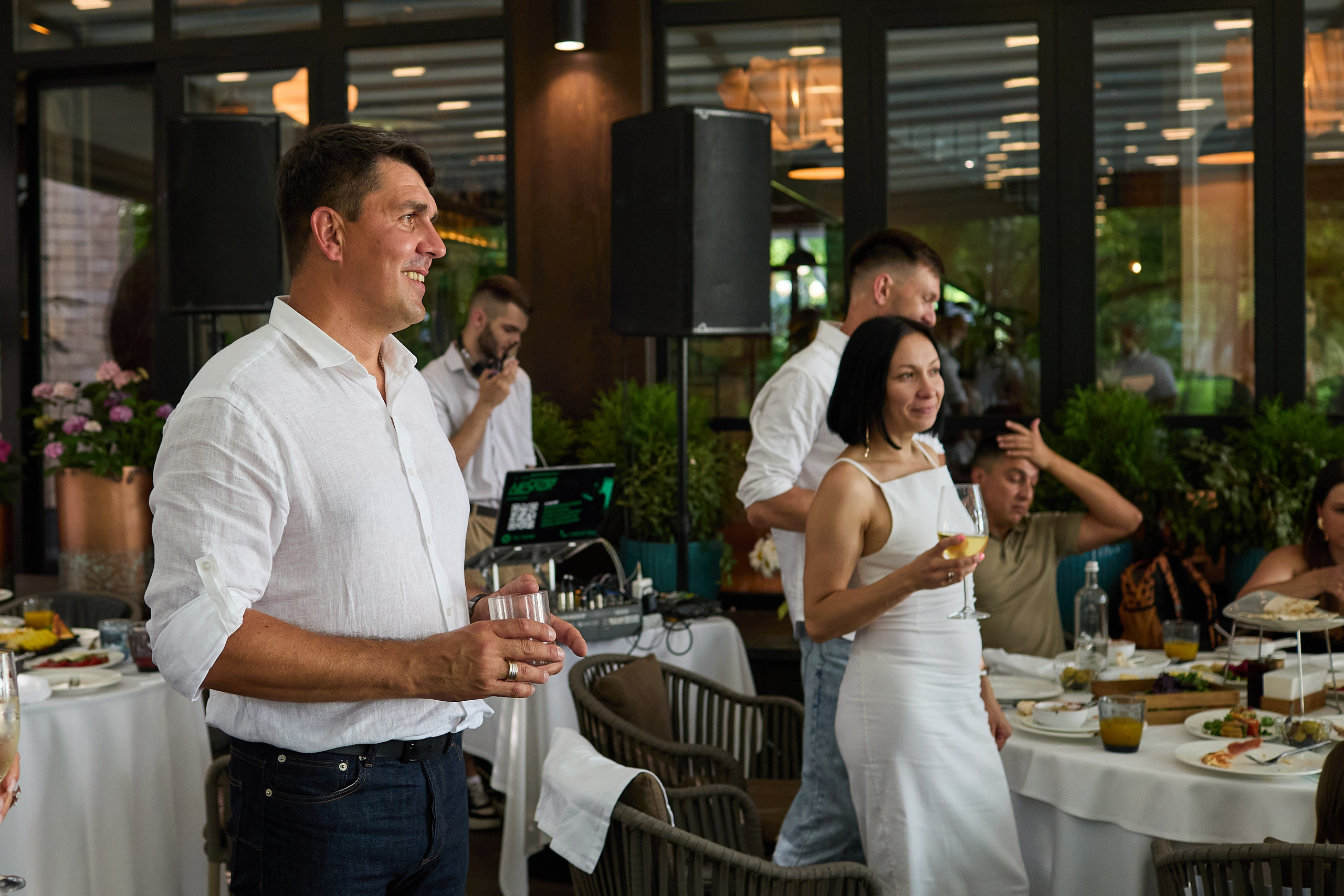 День Рождения 45 лет в ресторане «Ривьера». Александр Осин — корпоративный и семейный фотограф в Москве