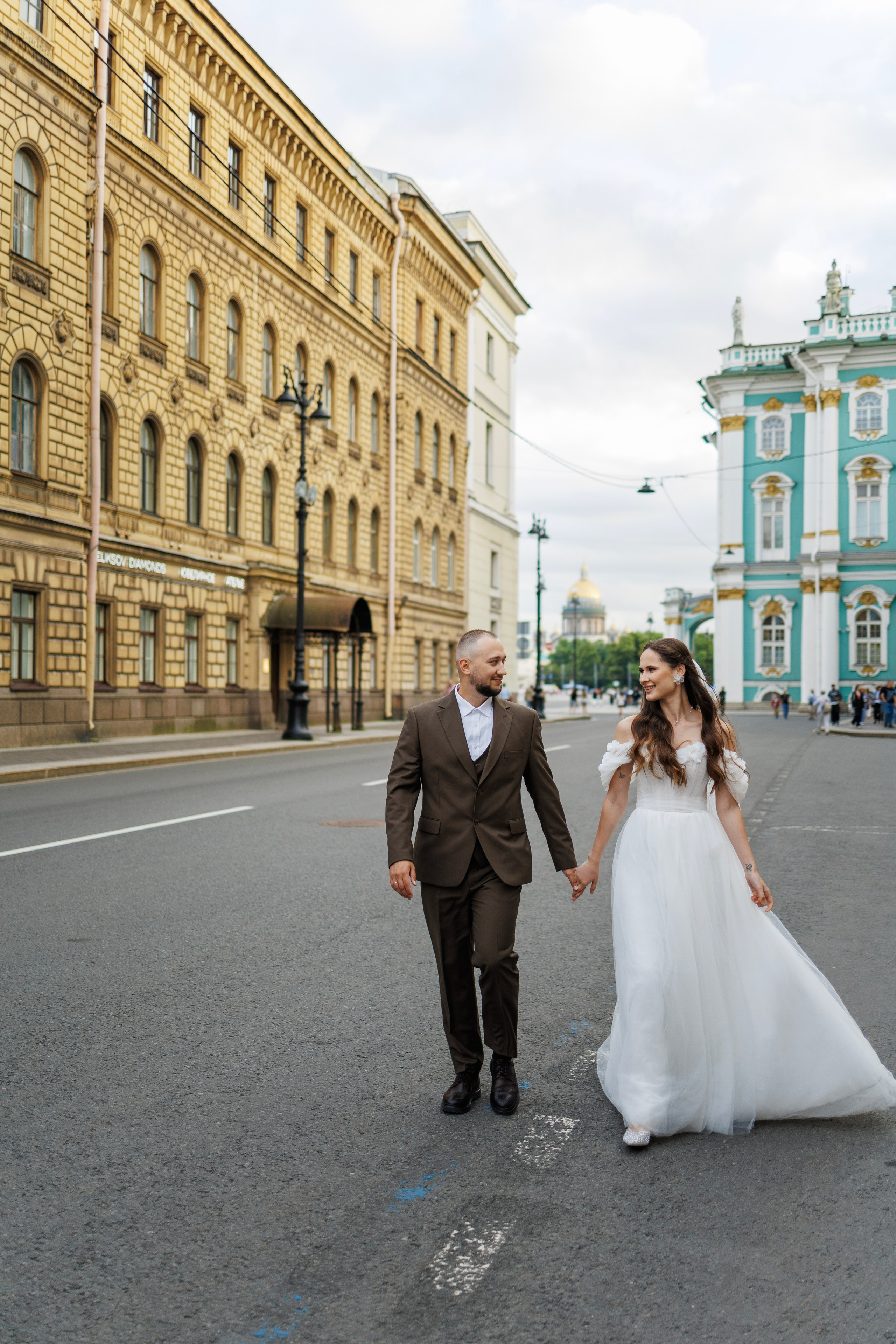 Руслан и Виолетта — Исаакий, Зимняя канавка. Боженова Елена фотограф Санкт-Петербург