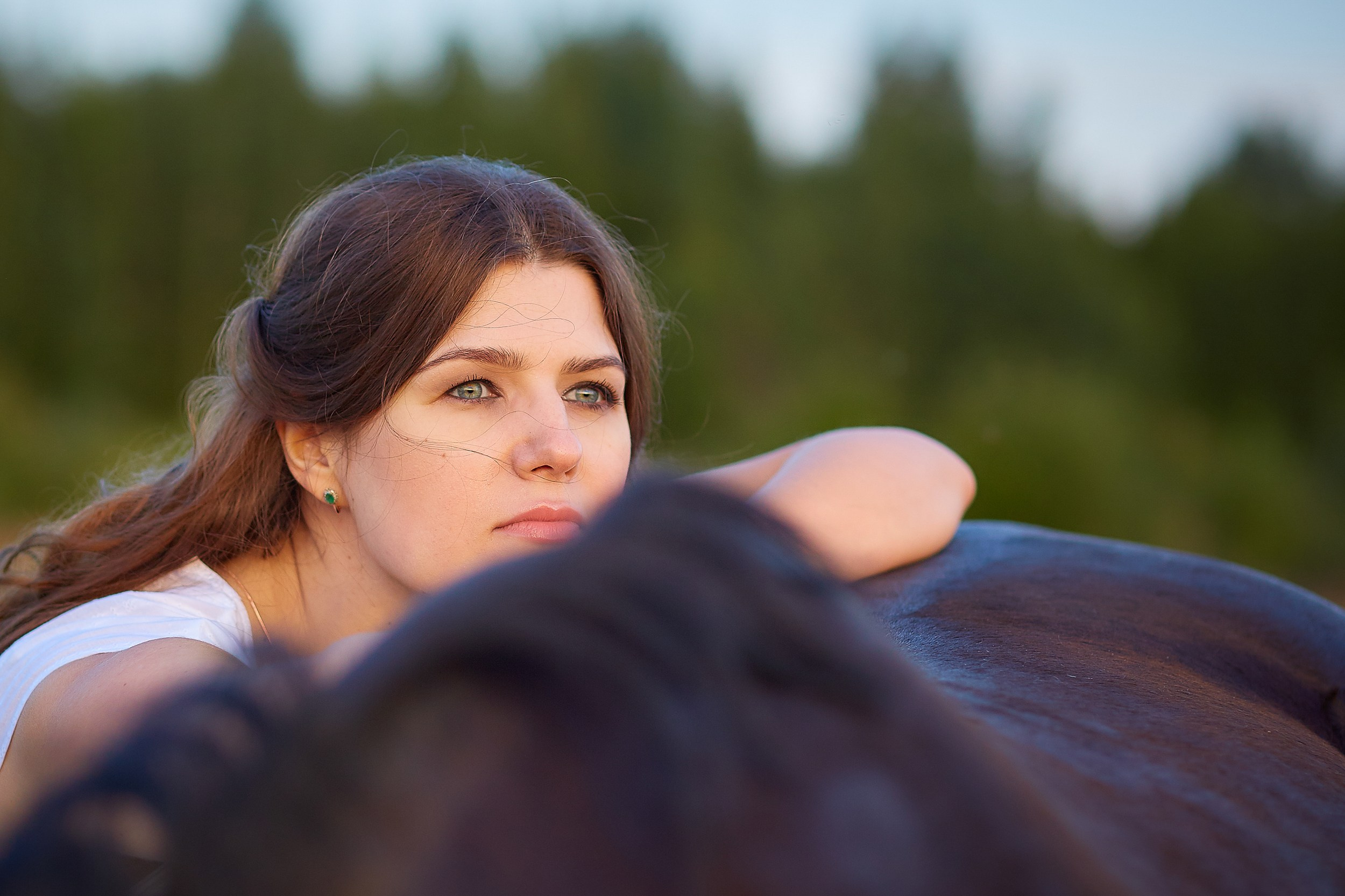 Фотосессия с лошадьми для Ирины. Фотограф Михаил Семенов