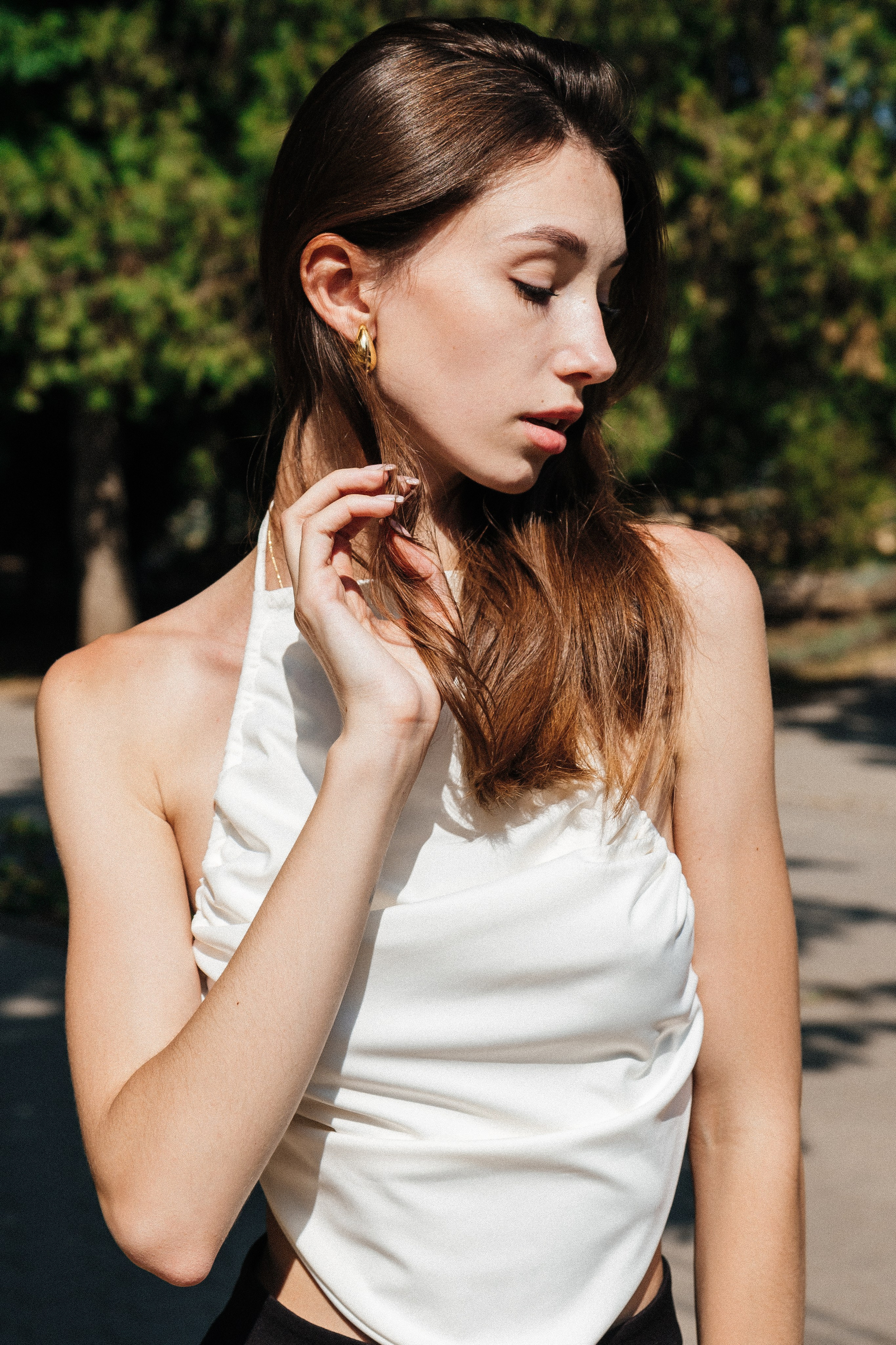 Лера в парке Горького. Фотограф Александр Бигари