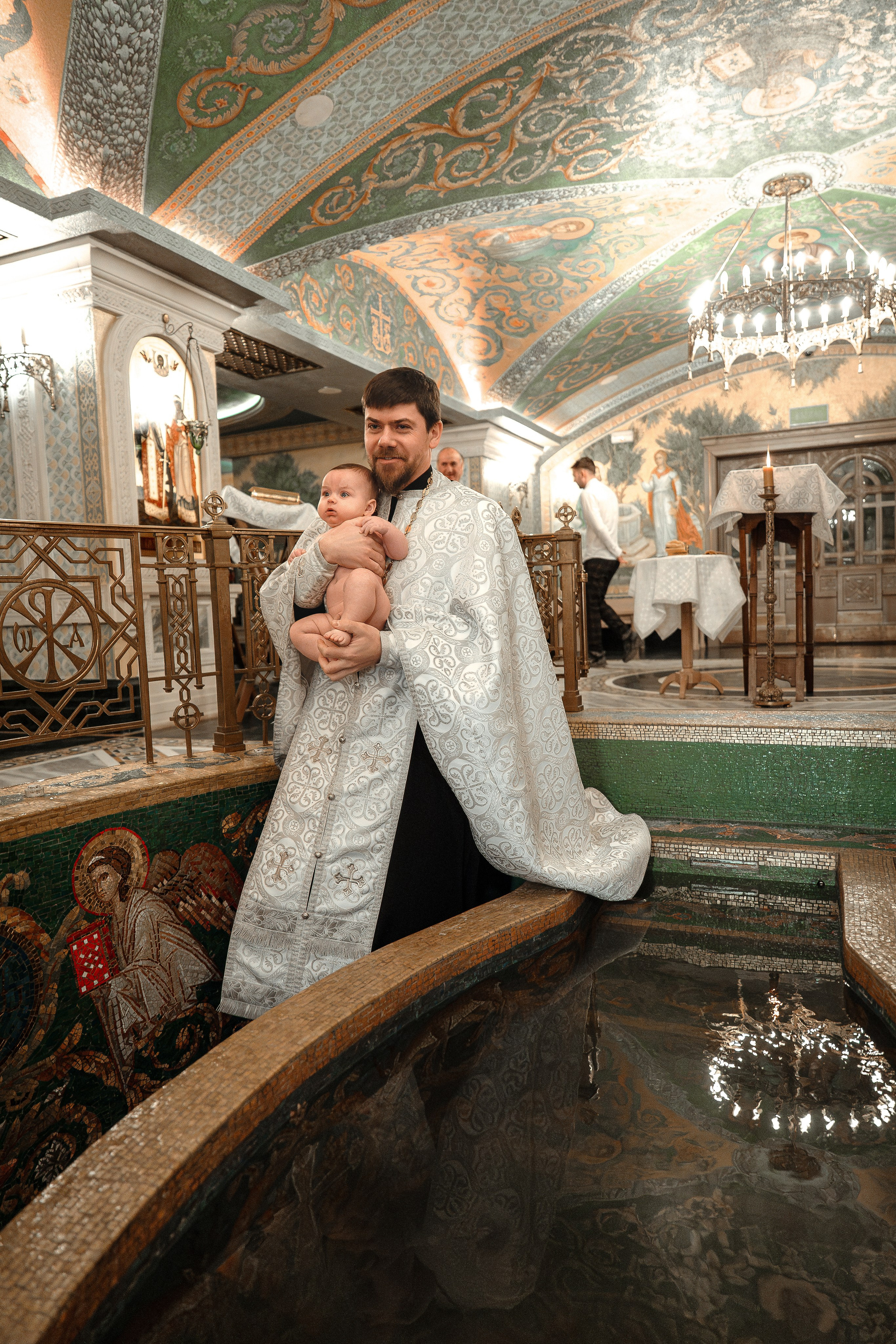 Фотограф на крещение в Сретенском монастыре 