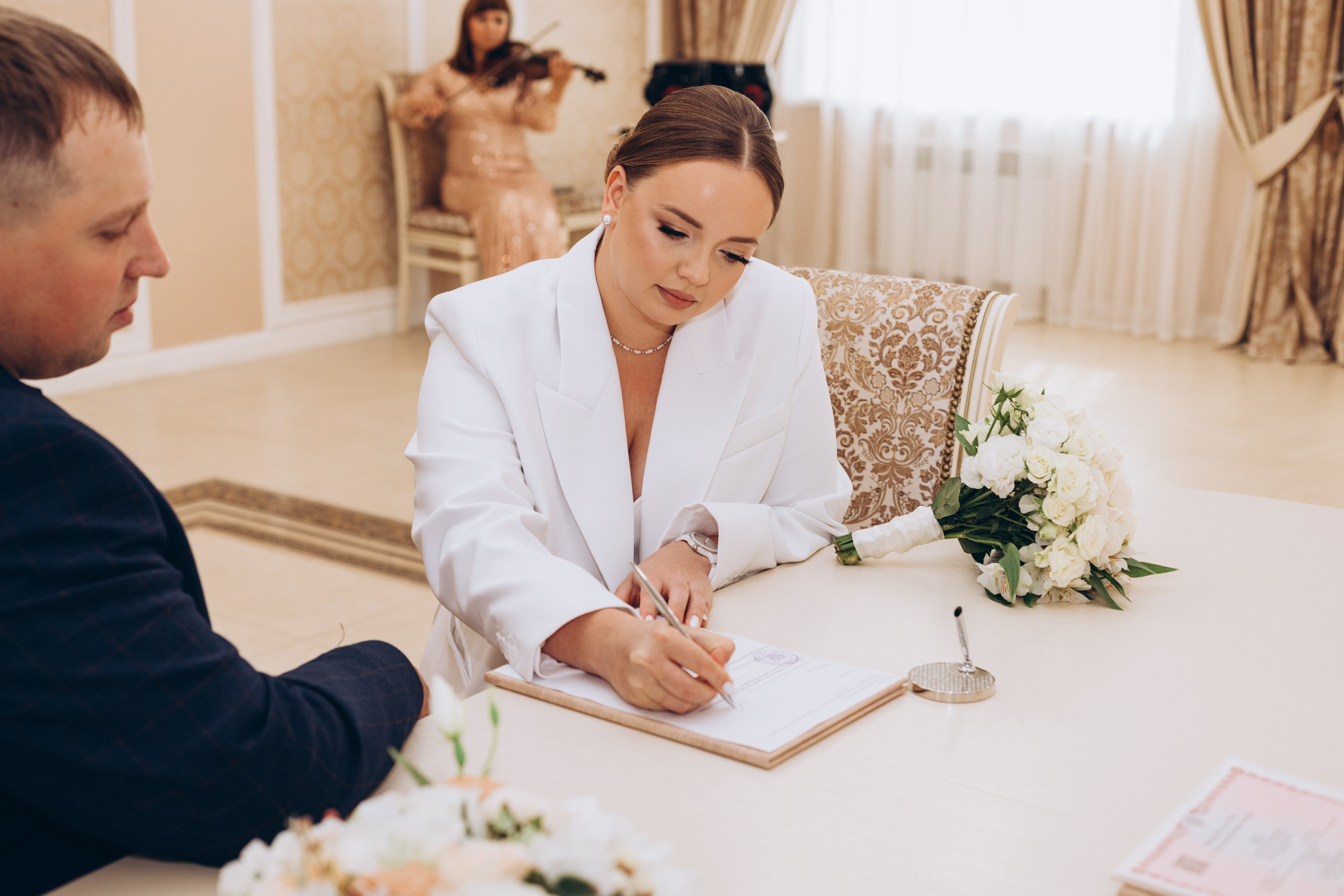 Татьяна и Сергей (ЗАГС, прогулка). Свадебный и семейный фотограф в Нижнем Новгороде Екатерина Наймарк