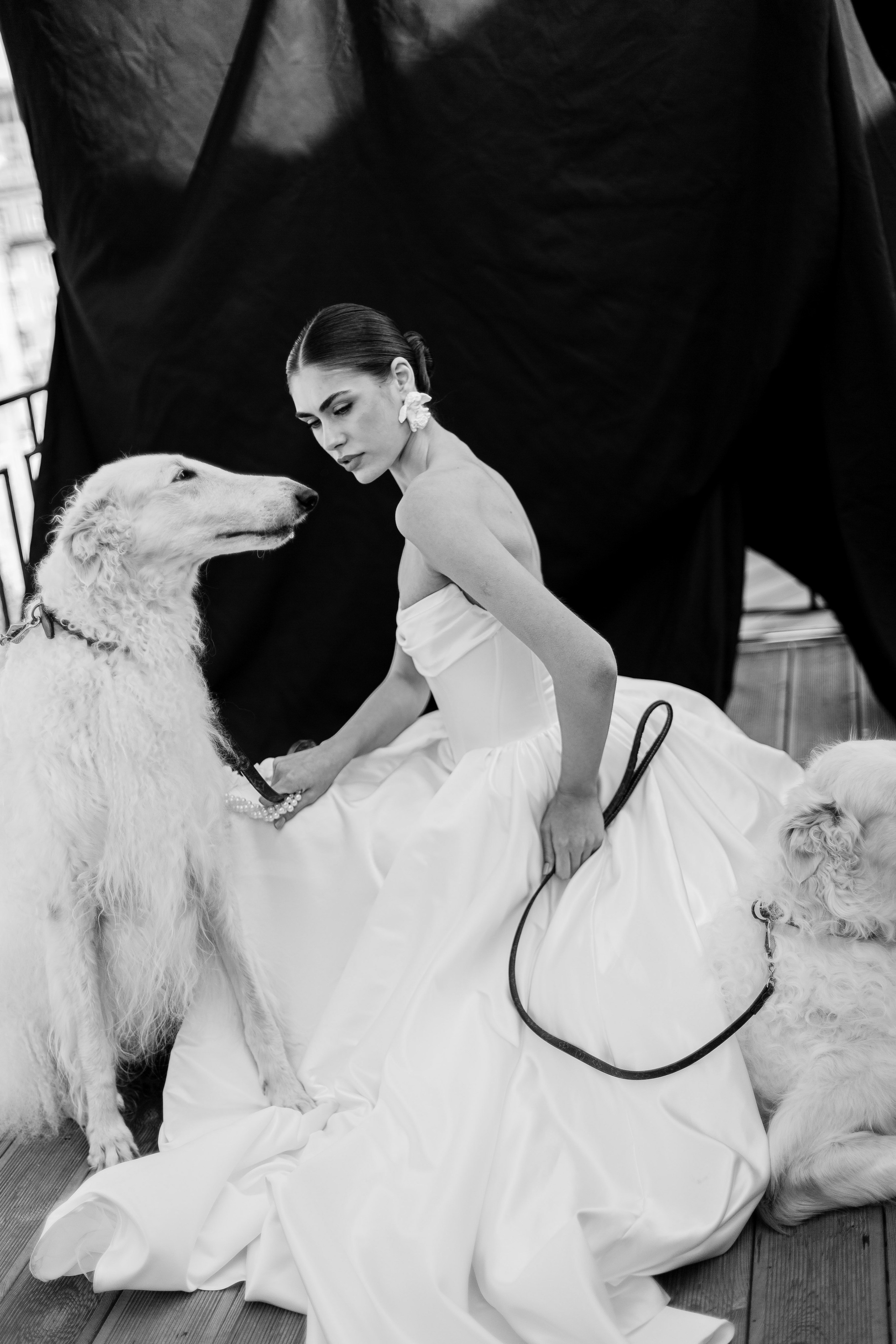 Стильное утро невесты, свадебный фотограф Москва, студия лофт