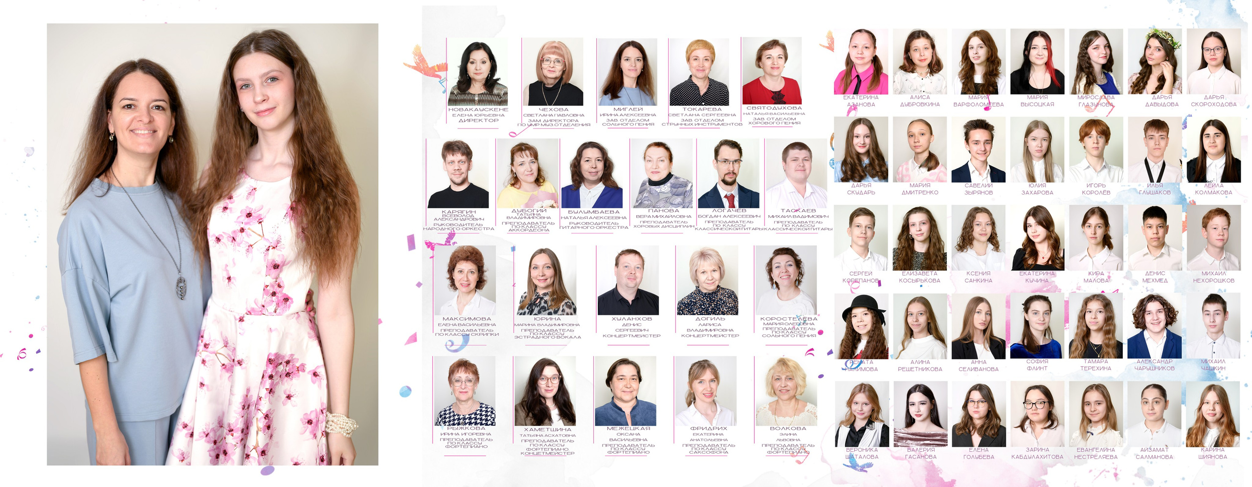 Выпукные альбомы МАУ ДО «ДШИ «ГАРМОНИЯ» 2025. Фотограф новорожденных, семейный детский в Тюмени Татьяна Морозова