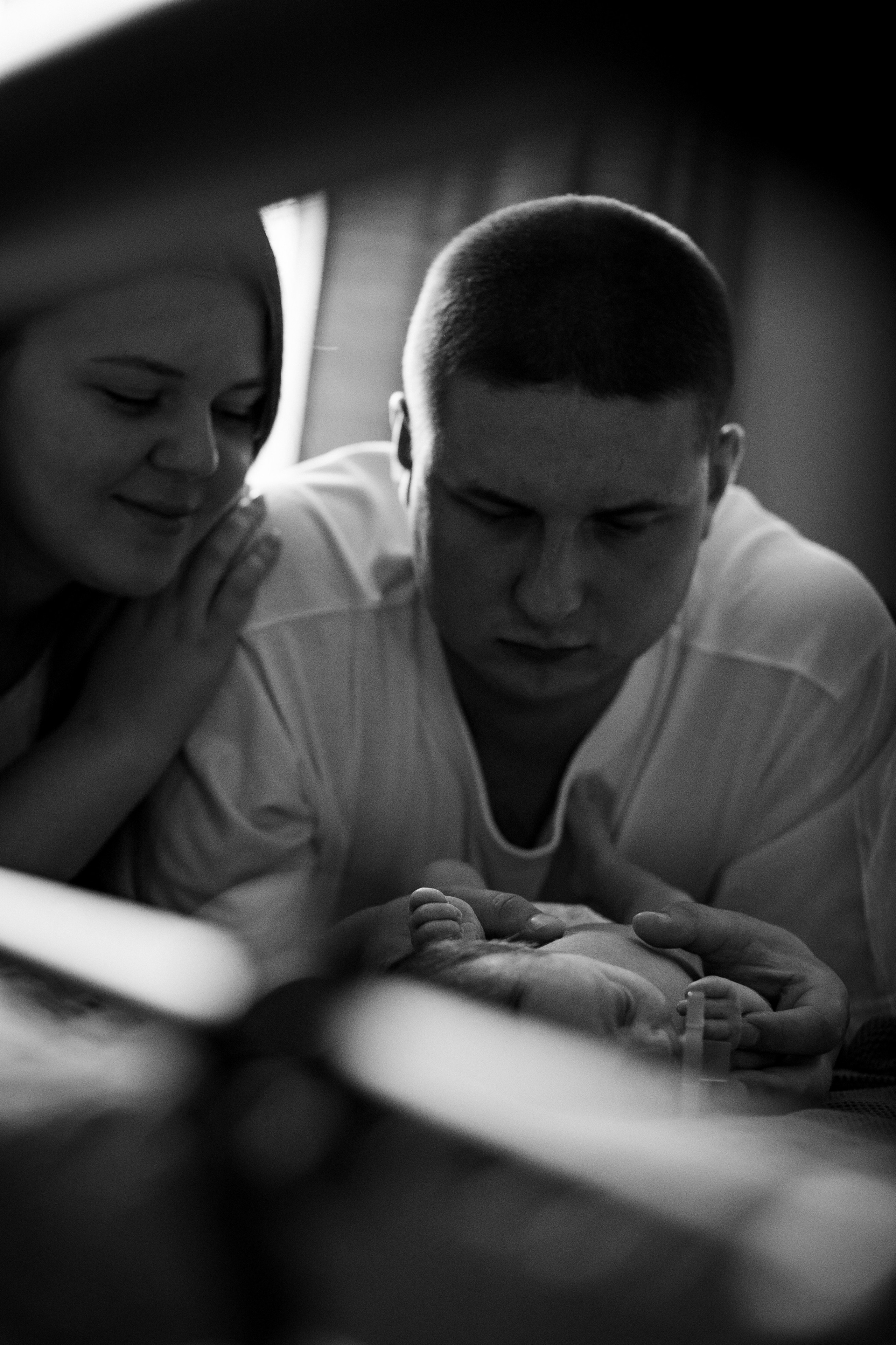 Петя с родителями, домашняя фотосессия. Фотограф Ольга Игорева