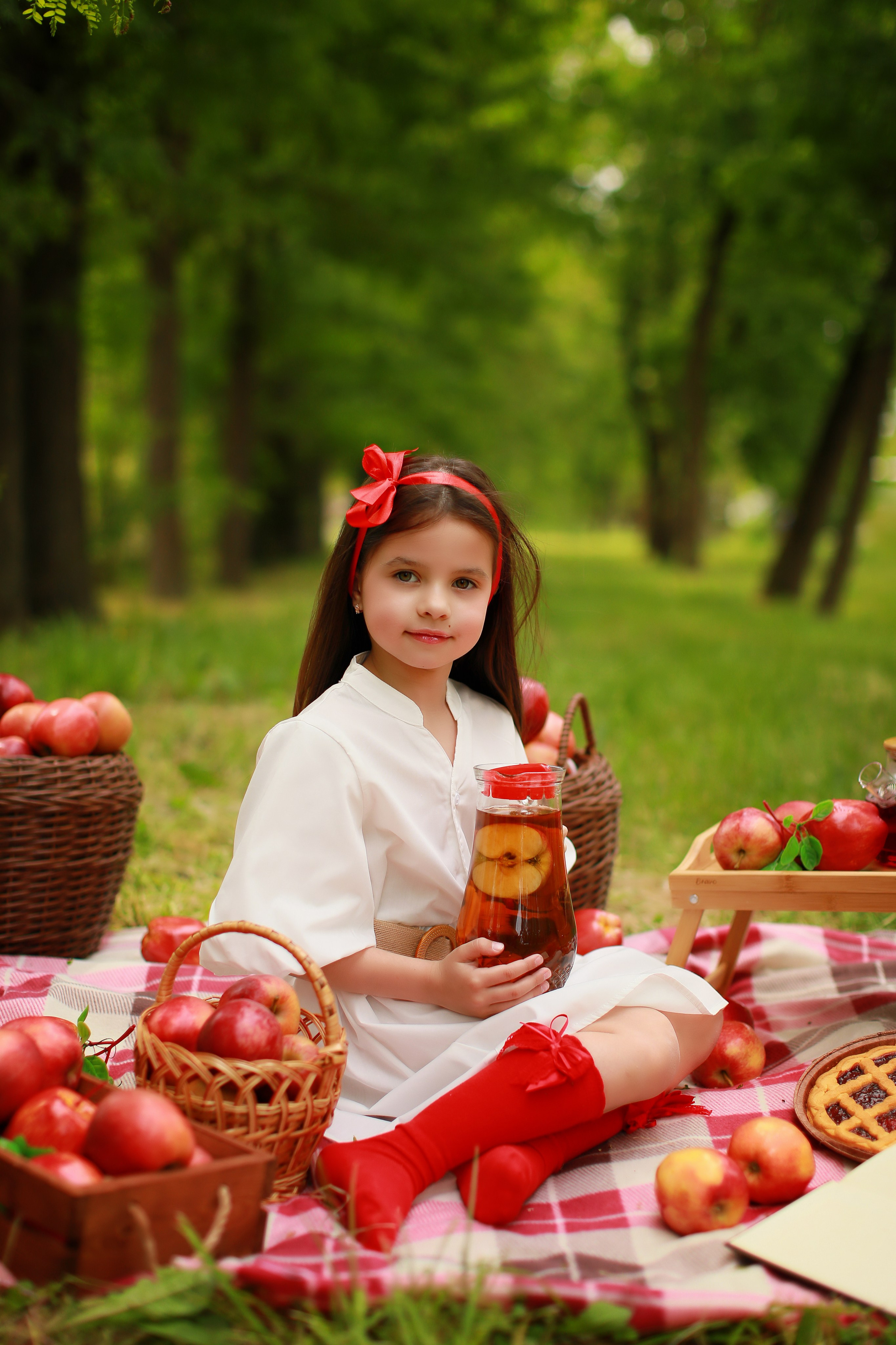 Яблочный пикник. Детский семейный фотограф Краснодар