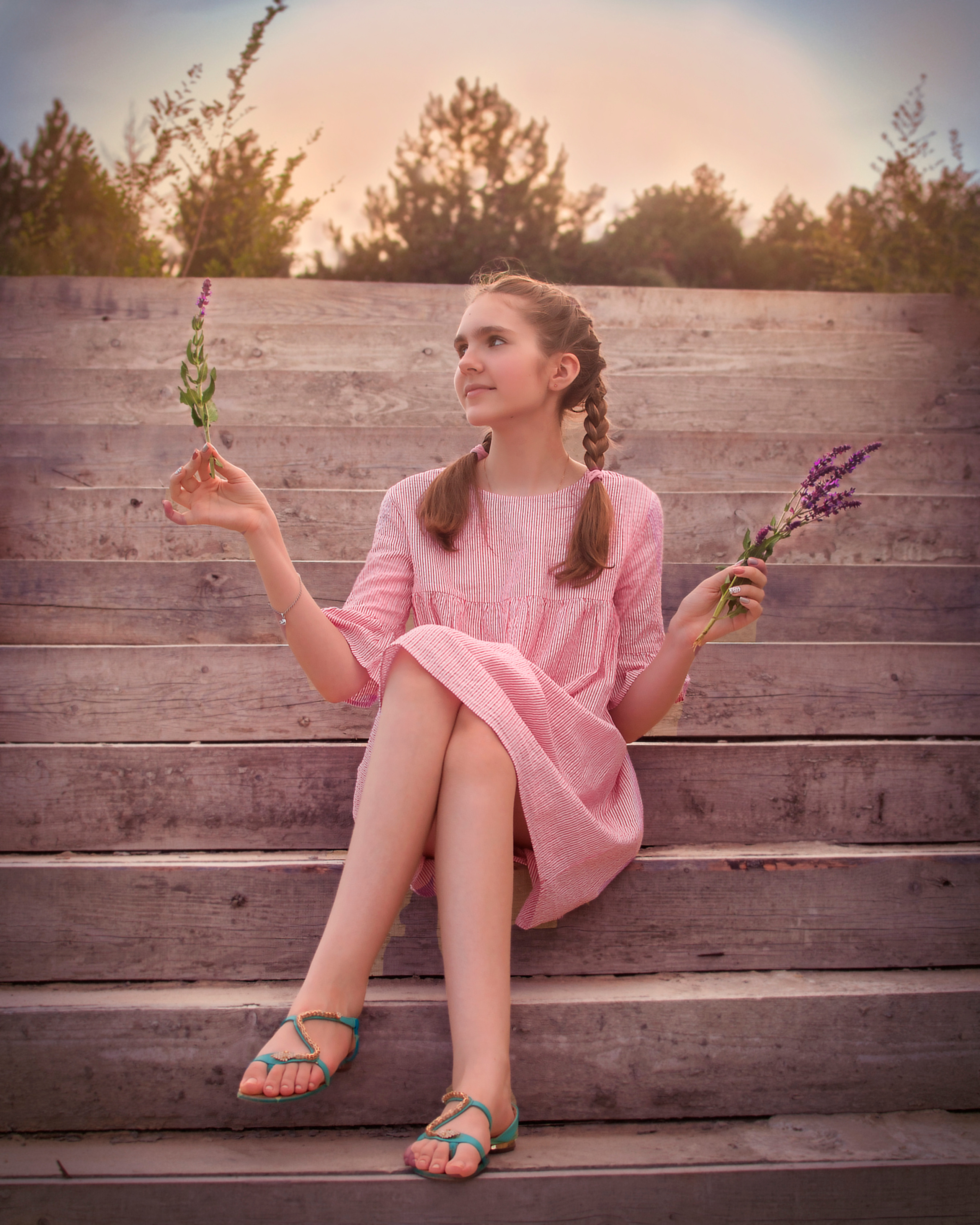 Прогулка сестренок. Семейный и детский фотограф в Москве Алена Прошкина