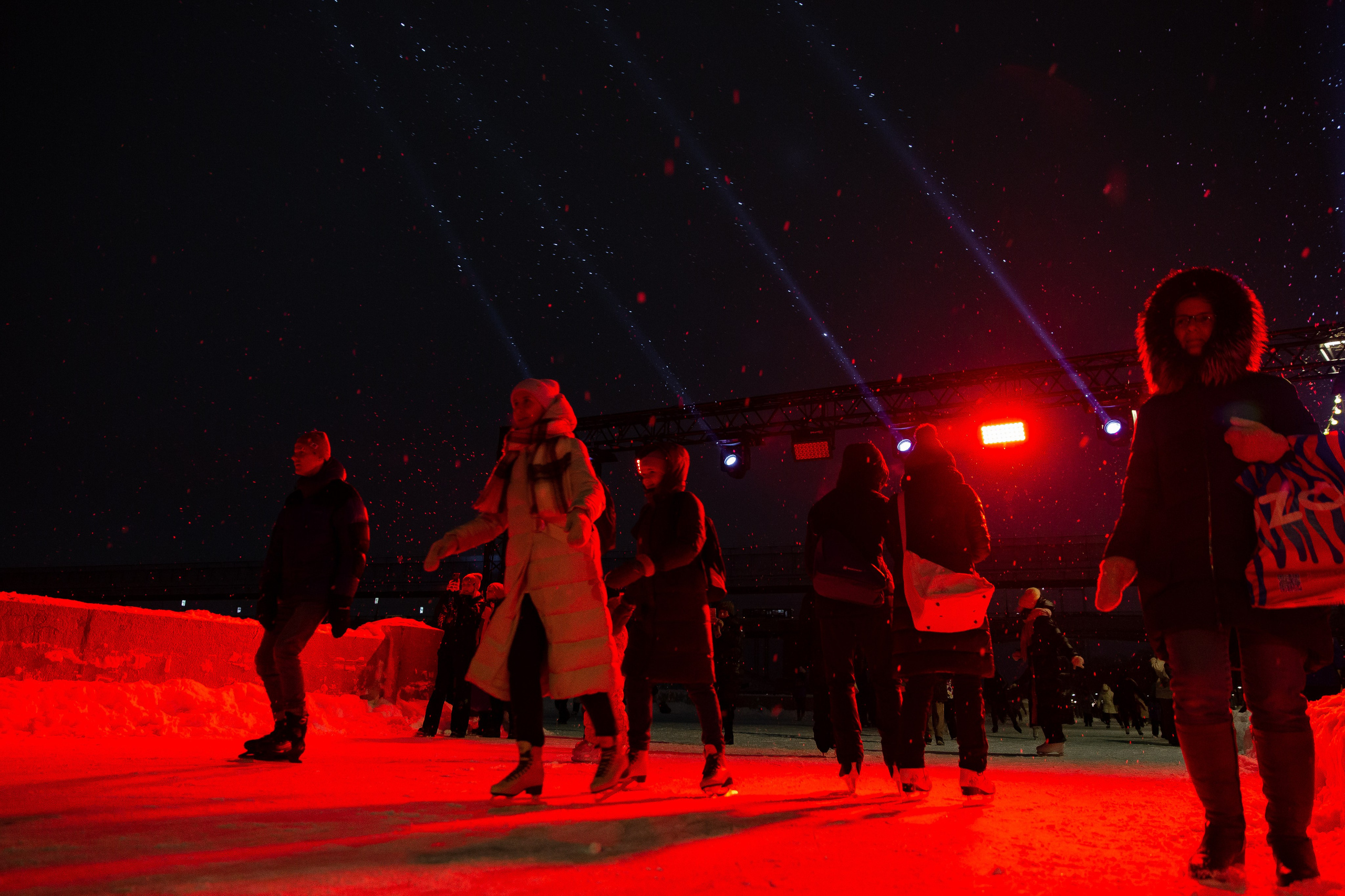 Открытие катка — Набережная Новосибирска. Свадебный Фотограф Илья Чепайкин. Калининград