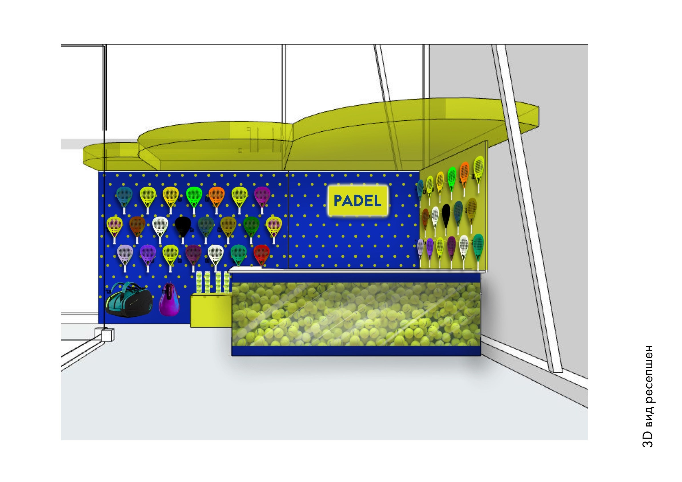 Падел-клуб. Дизайн интерьеров по всему миру