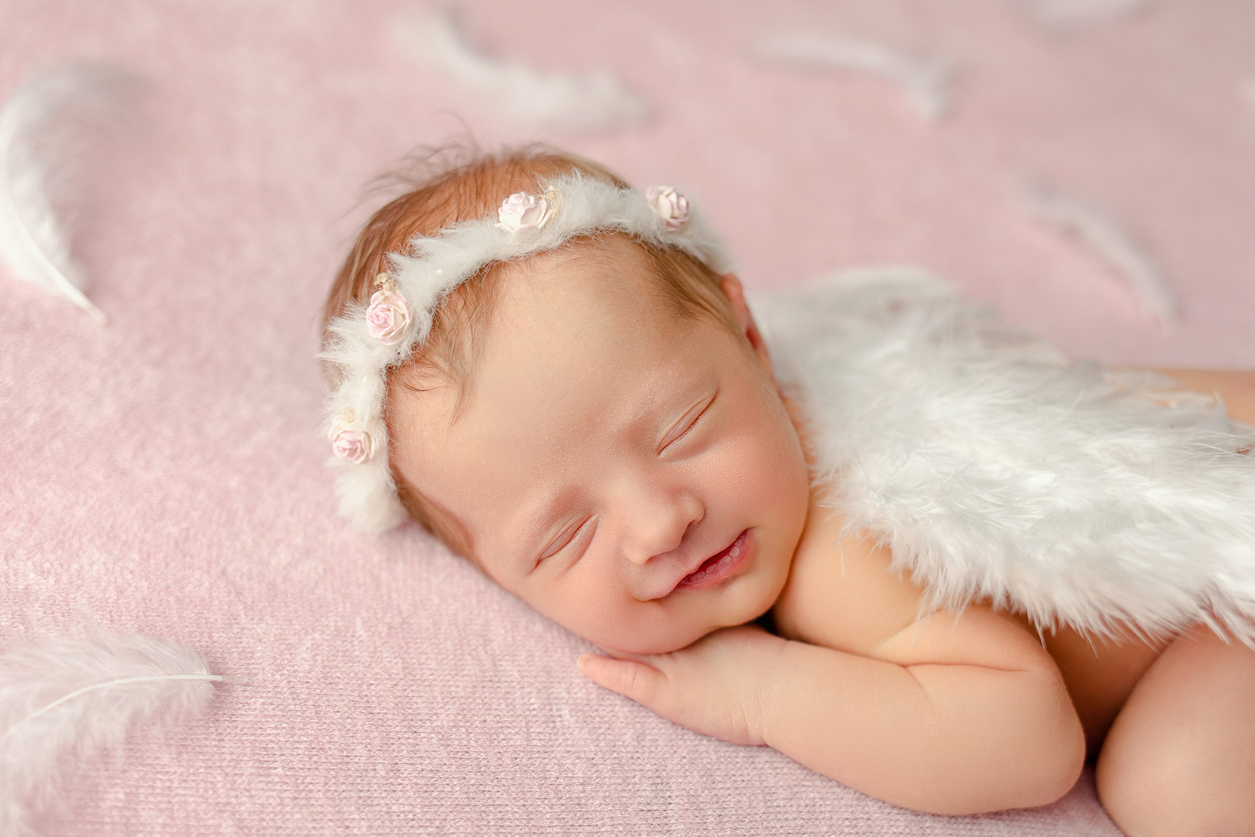 Ньюборн девочки. Фотограф новорожденных, семейный, детский фотограф в Москве и Московской области