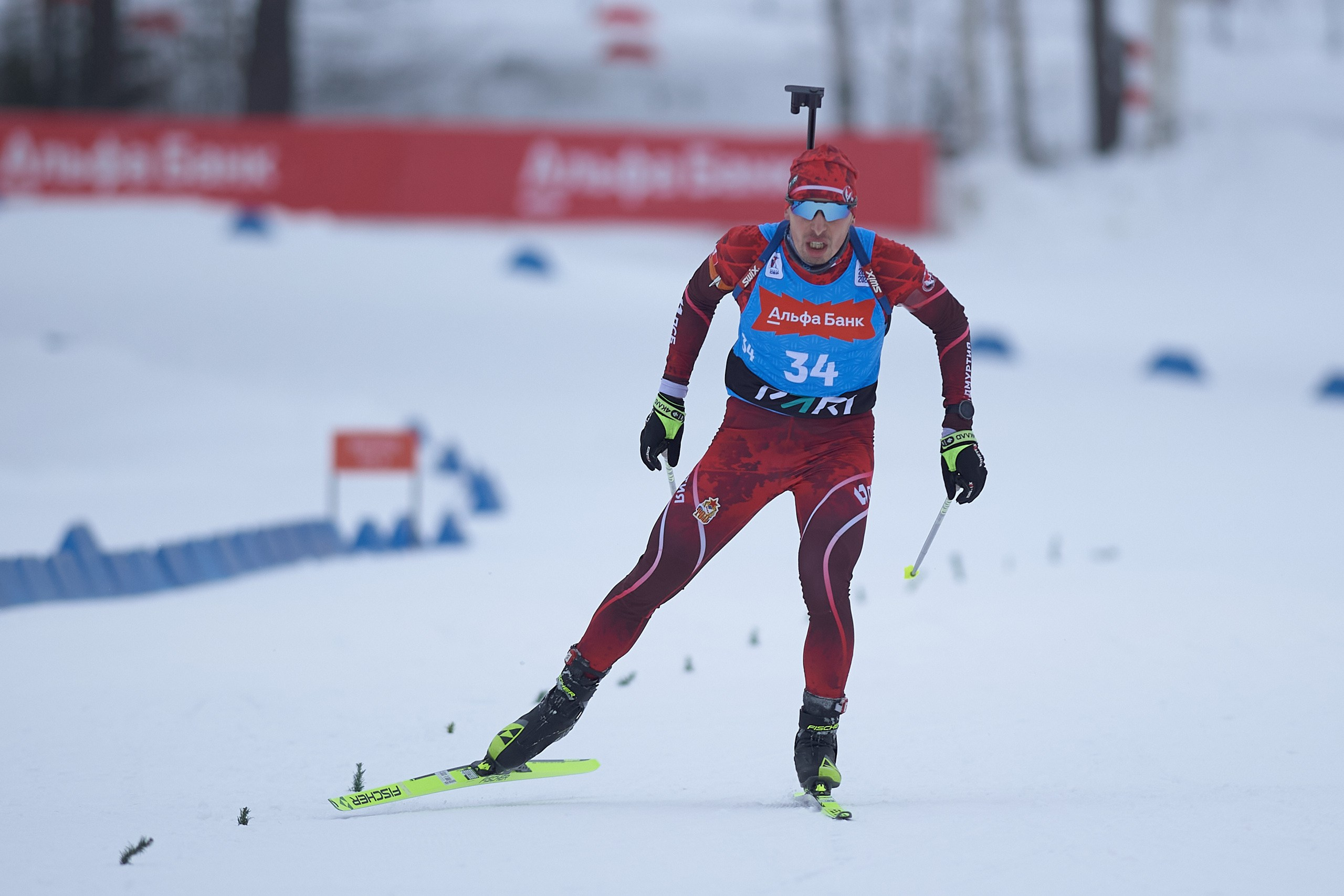 Биатлон. Чемпионат России — 2024/2025, 3-й этап, Ижевск. Ижевская винтовка. Спортивный репортажный фотограф в Ижевске Сергей Мерзляков