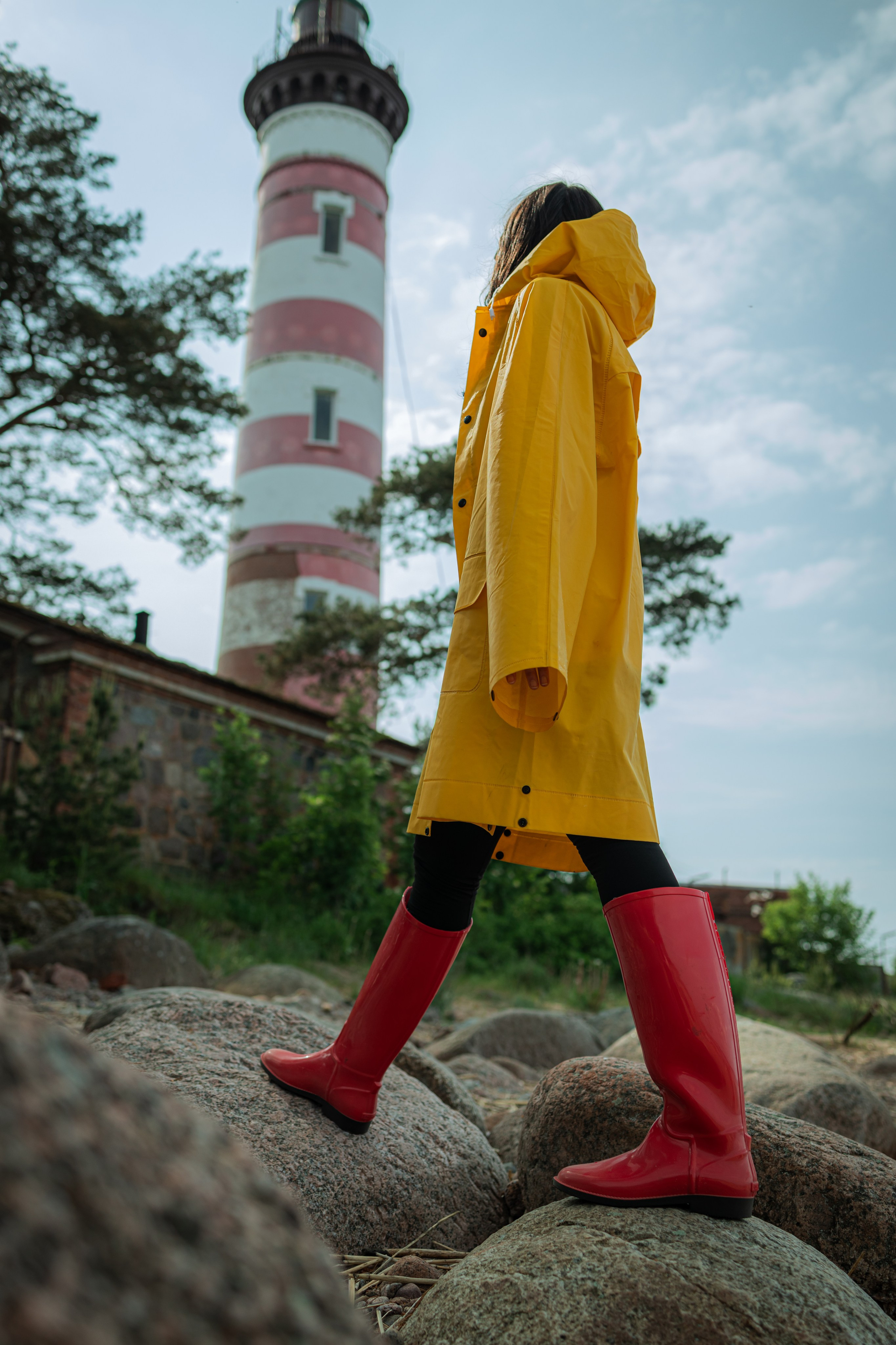 Регина у маяка. Фотограф Санкт-Петербург