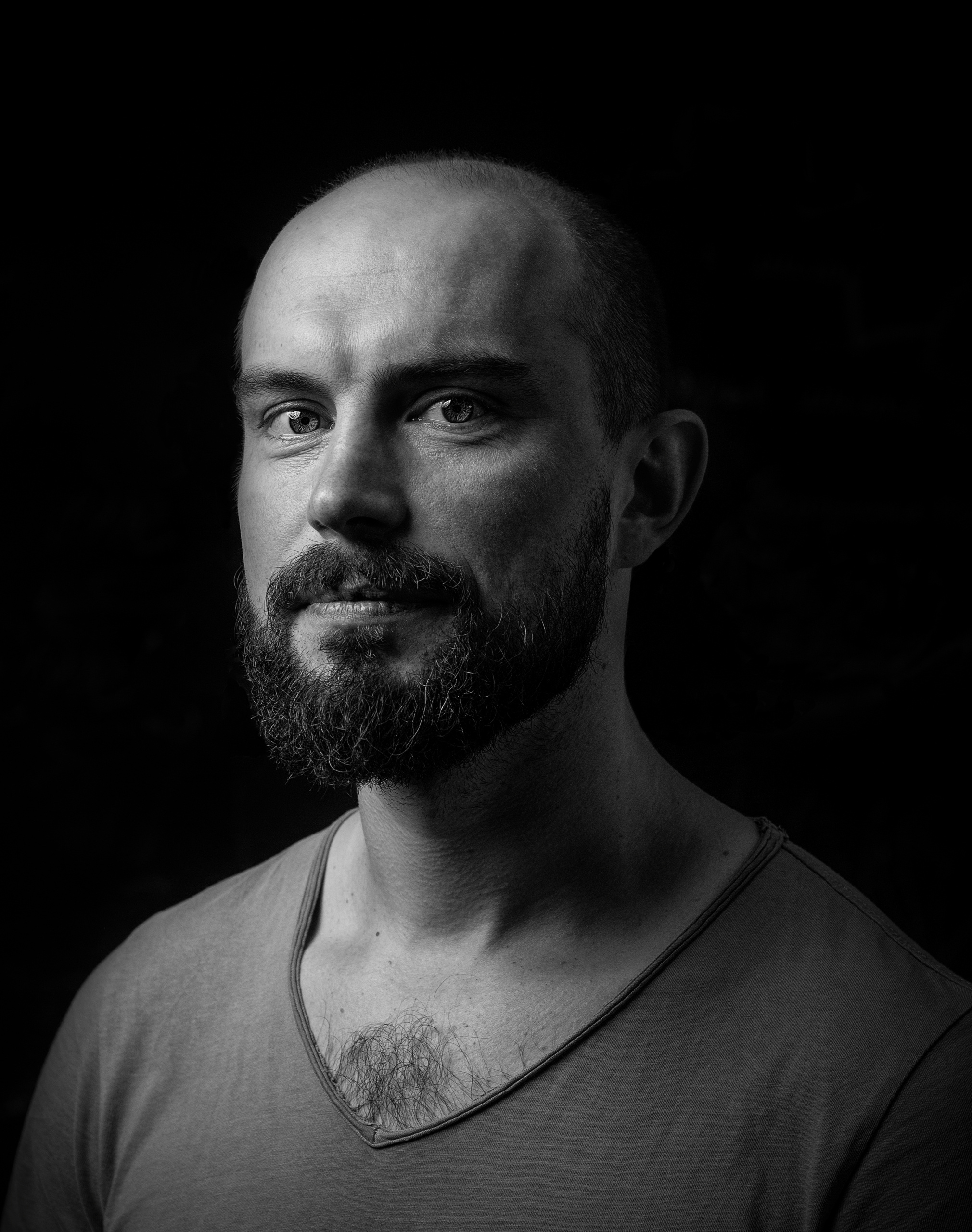 Портрет чб. Портретный фотограф в Москве Антон Орлов