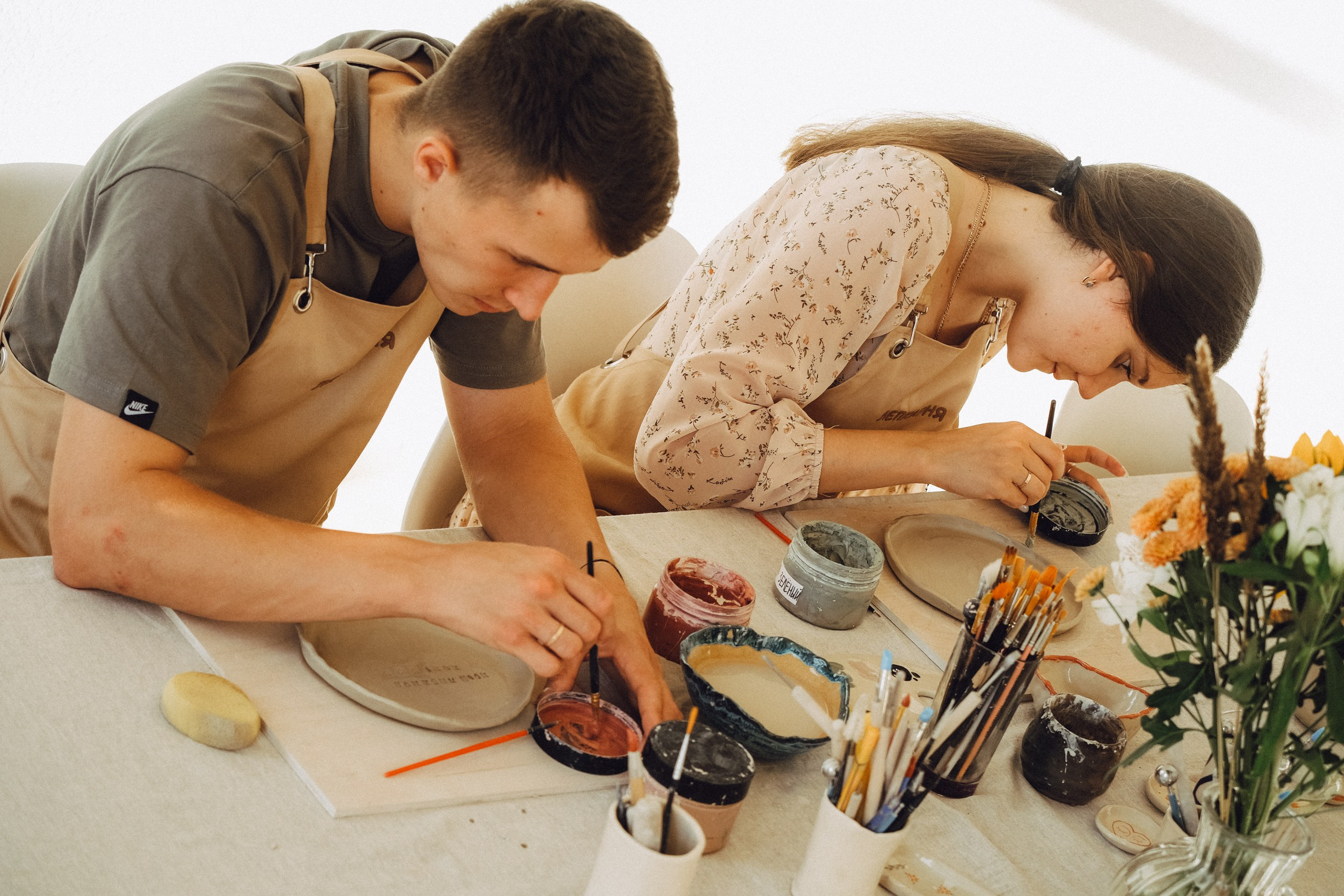 Любовь в студии лепки. Профессиональный фотограф, Санкт-Петербург — Виктория Богомолова
