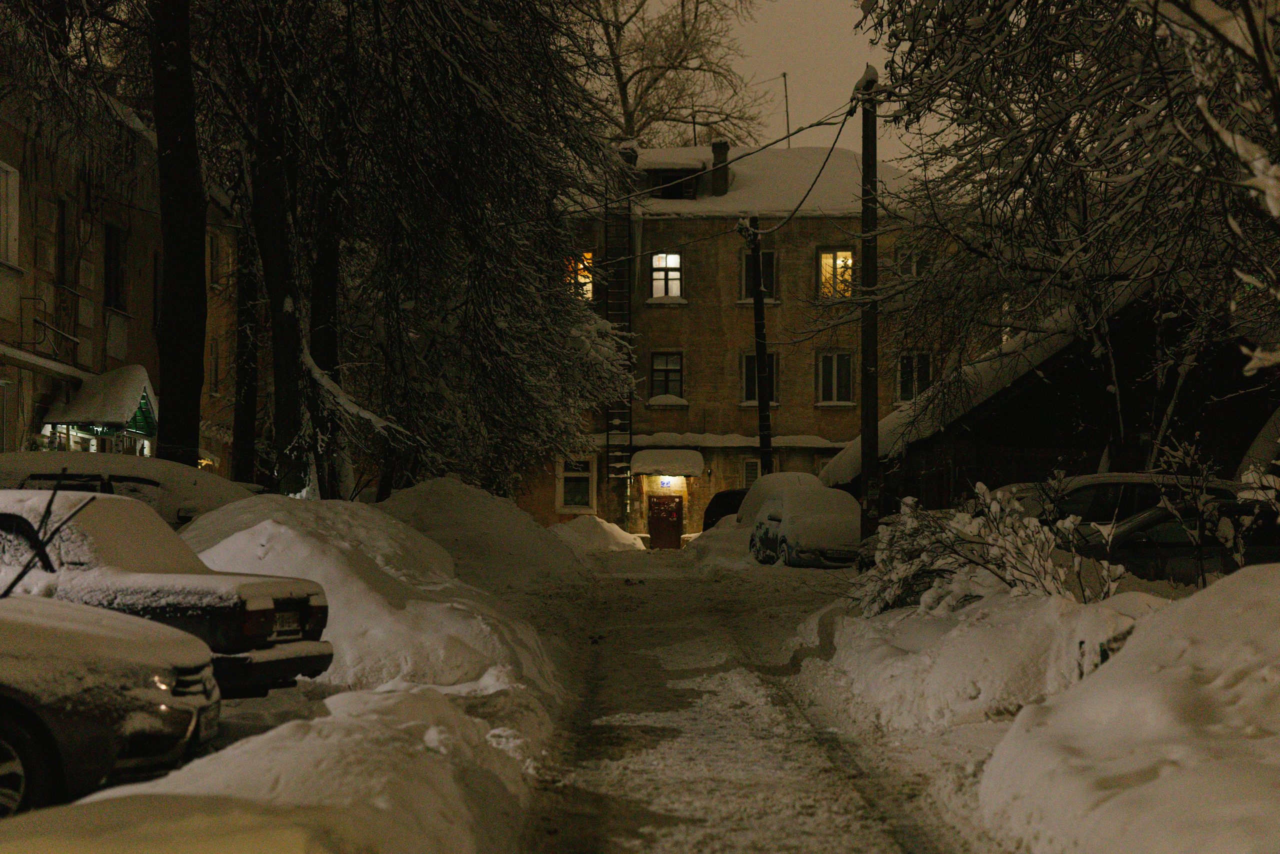 Город зимой. Фотограф Эльмира Лин