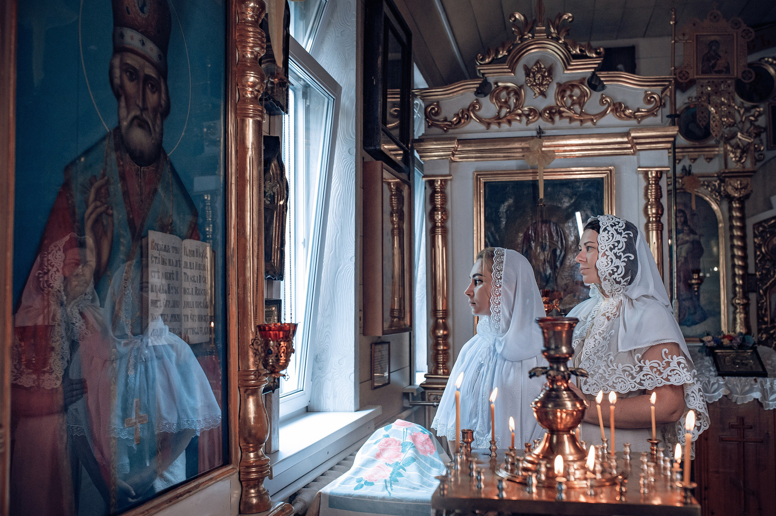 Съемка таинства крещения в храме Николая Чудотворца Красноярск. Фотографы крещения/венчания  Красноярск Татьяна и Вячеслав Переваловы