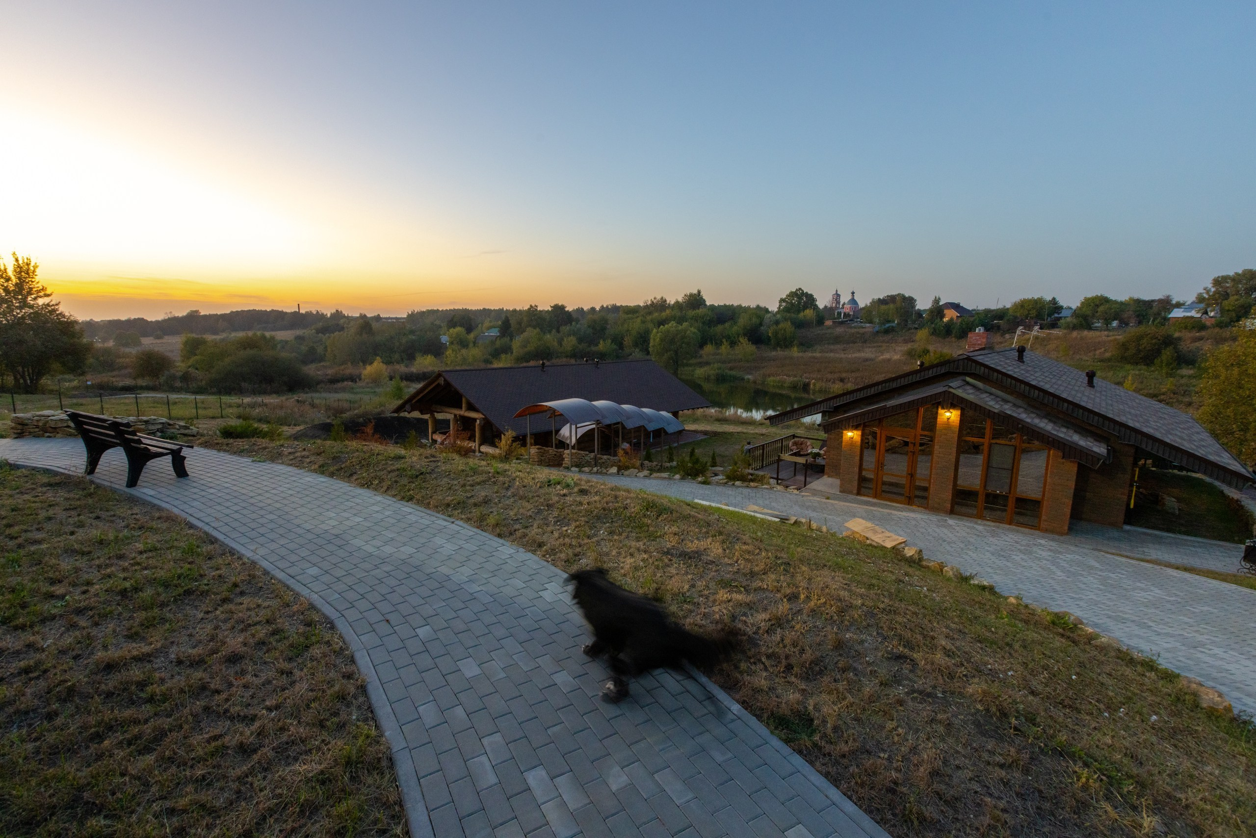 Большая Тросна вечером и новый бассейный комплекс. Фотограф в Туле Крупский АнДРей. Фотостудия «КАДР71» в Туле