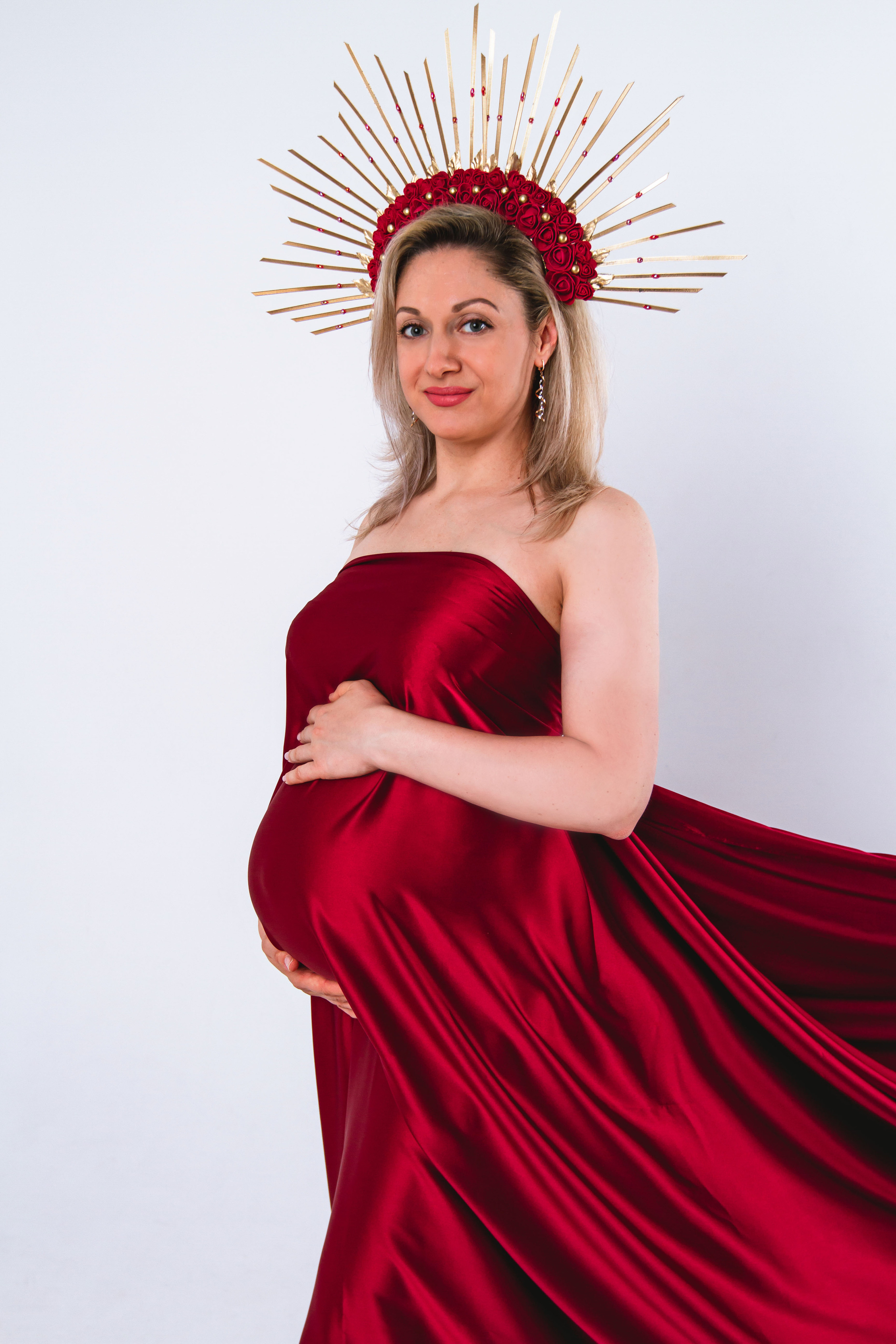 В летящих тканях. Колесникова Татьяна. Фотограф новорожденных Щёлково, Москва, Королев