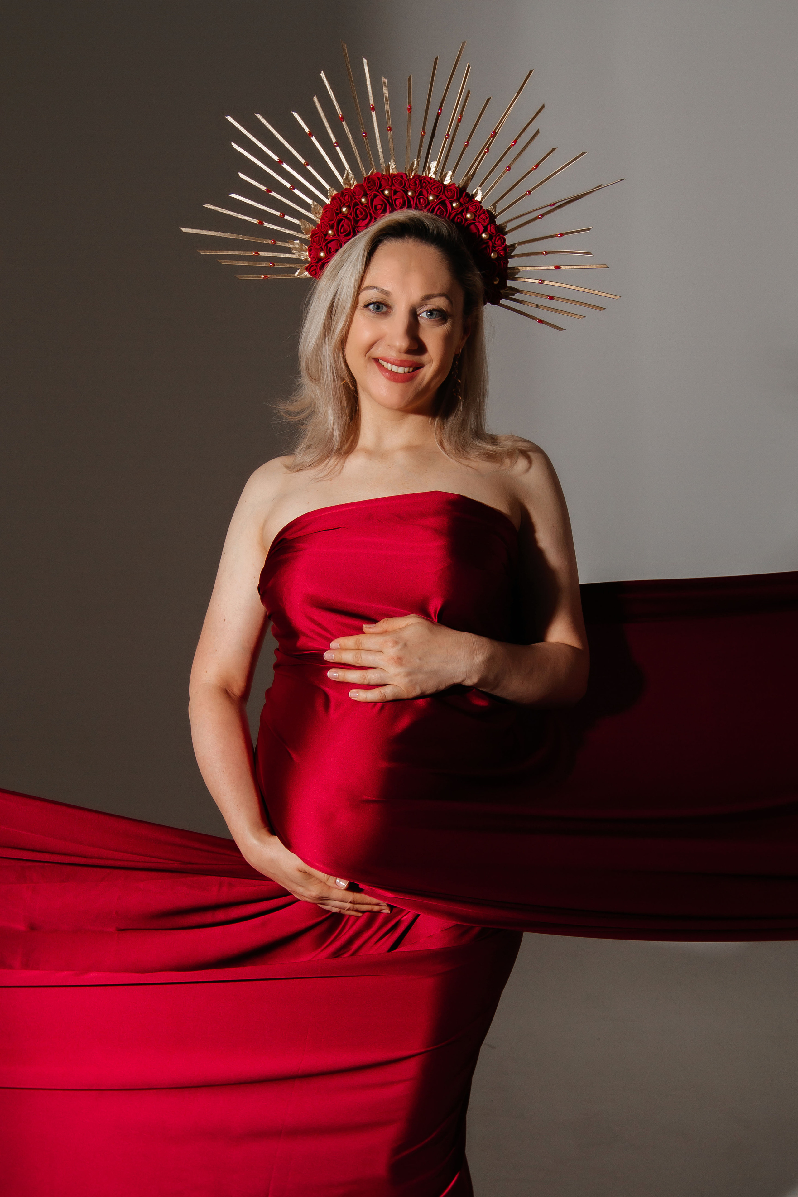 В летящих тканях. Колесникова Татьяна. Фотограф новорожденных Щёлково, Москва, Королев