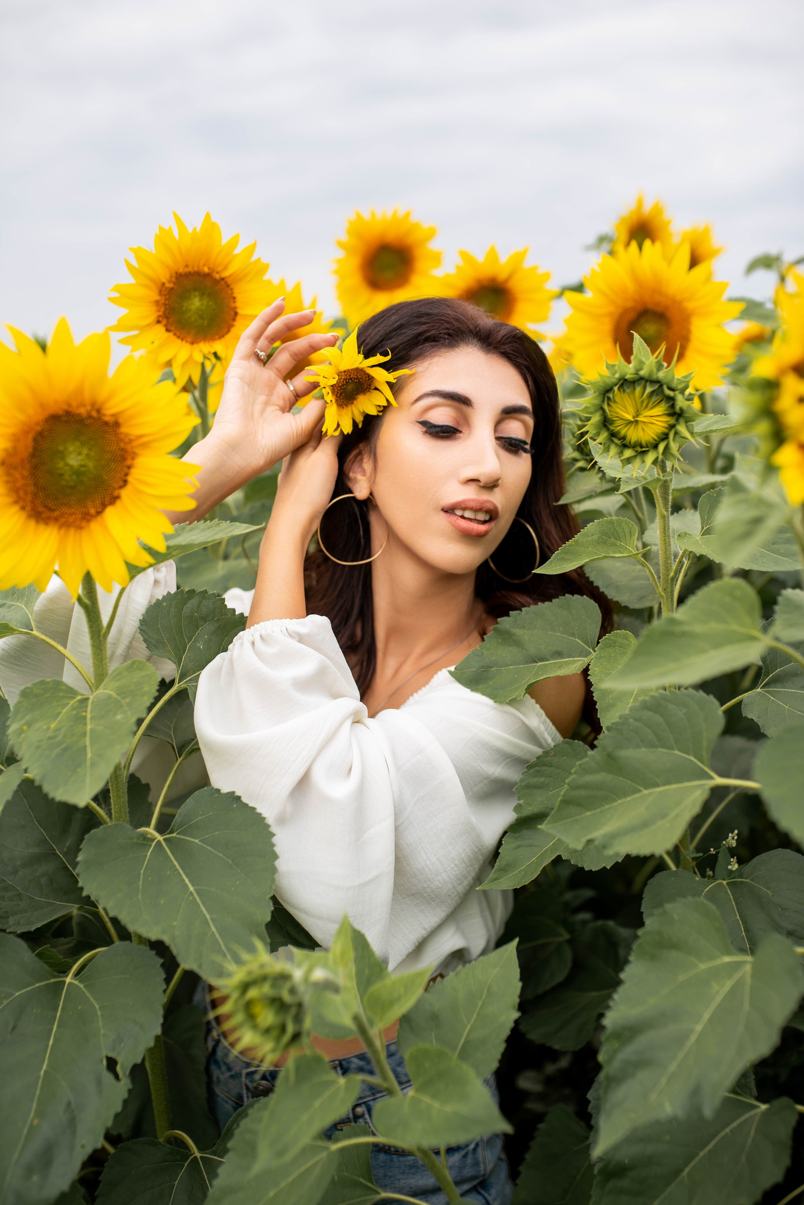 Подсолнухи. Фотосессия на природе. Фотограф Евгения ENIGMA