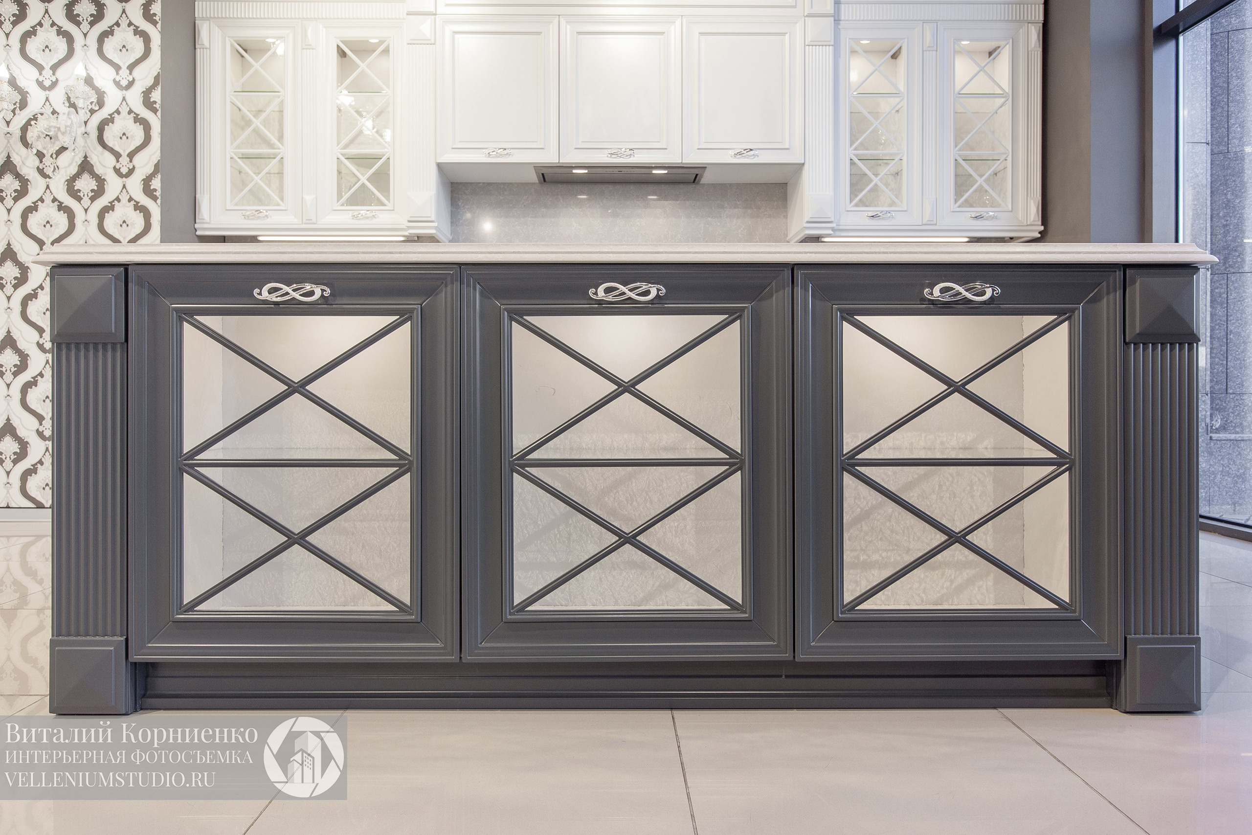 Фотосъемка кухонь в салоне мебели. Интерьерный фотограф Краснодар: профессионально по доступным ценам