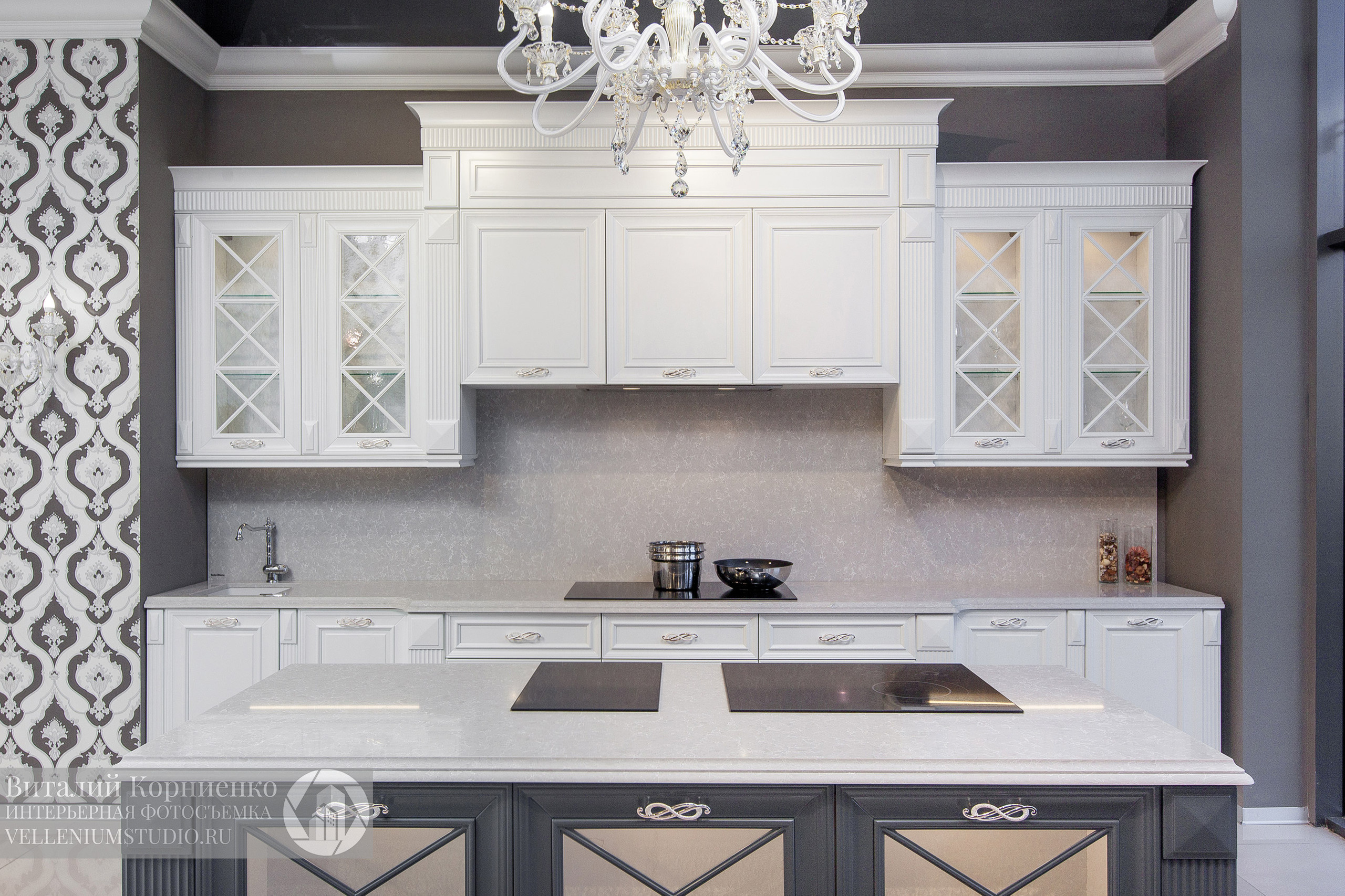 Фотосъемка кухонь в салоне мебели. Интерьерный фотограф Краснодар: профессионально по доступным ценам