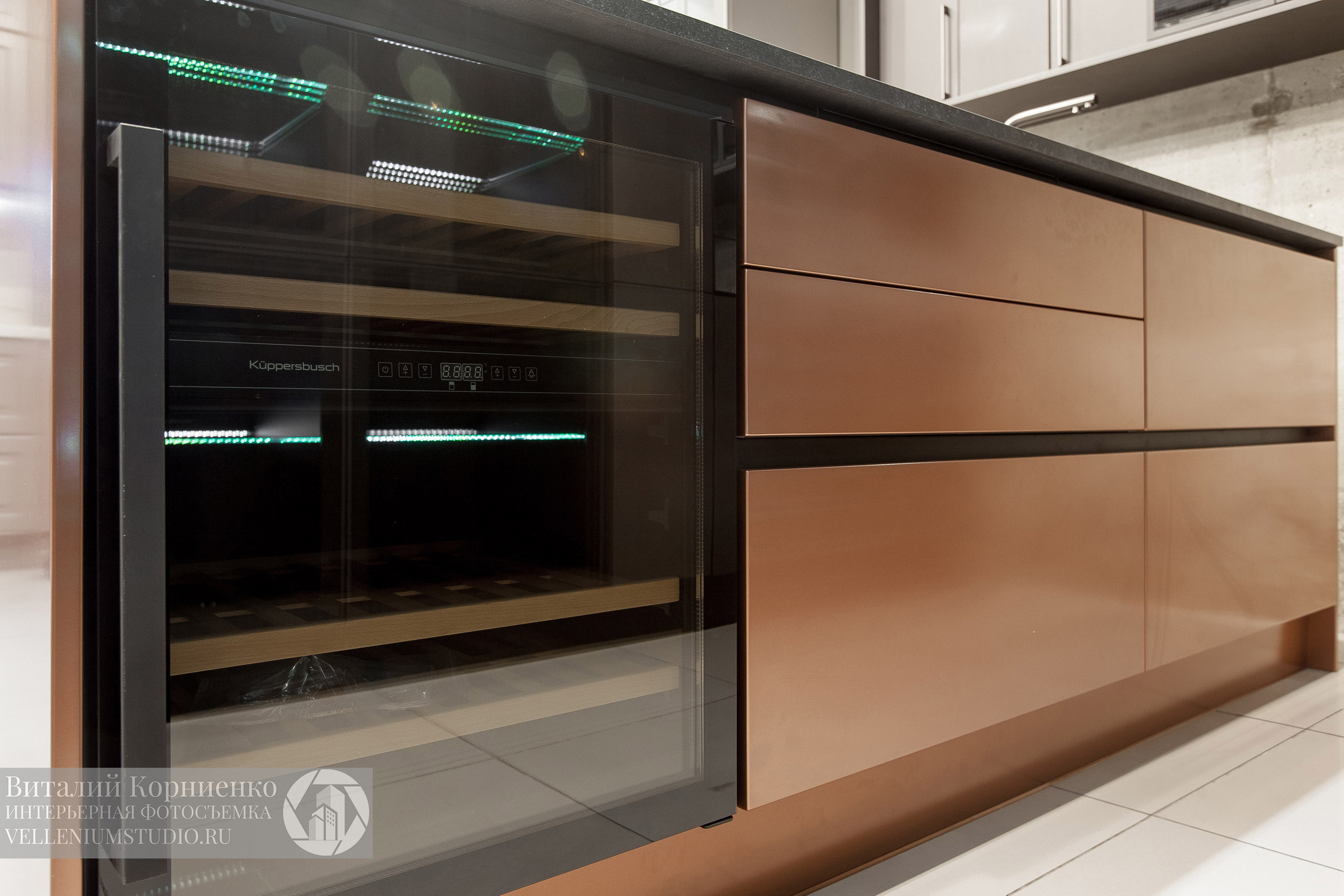 Фотосъемка кухонь в салоне мебели. Интерьерный фотограф Краснодар: профессионально по доступным ценам