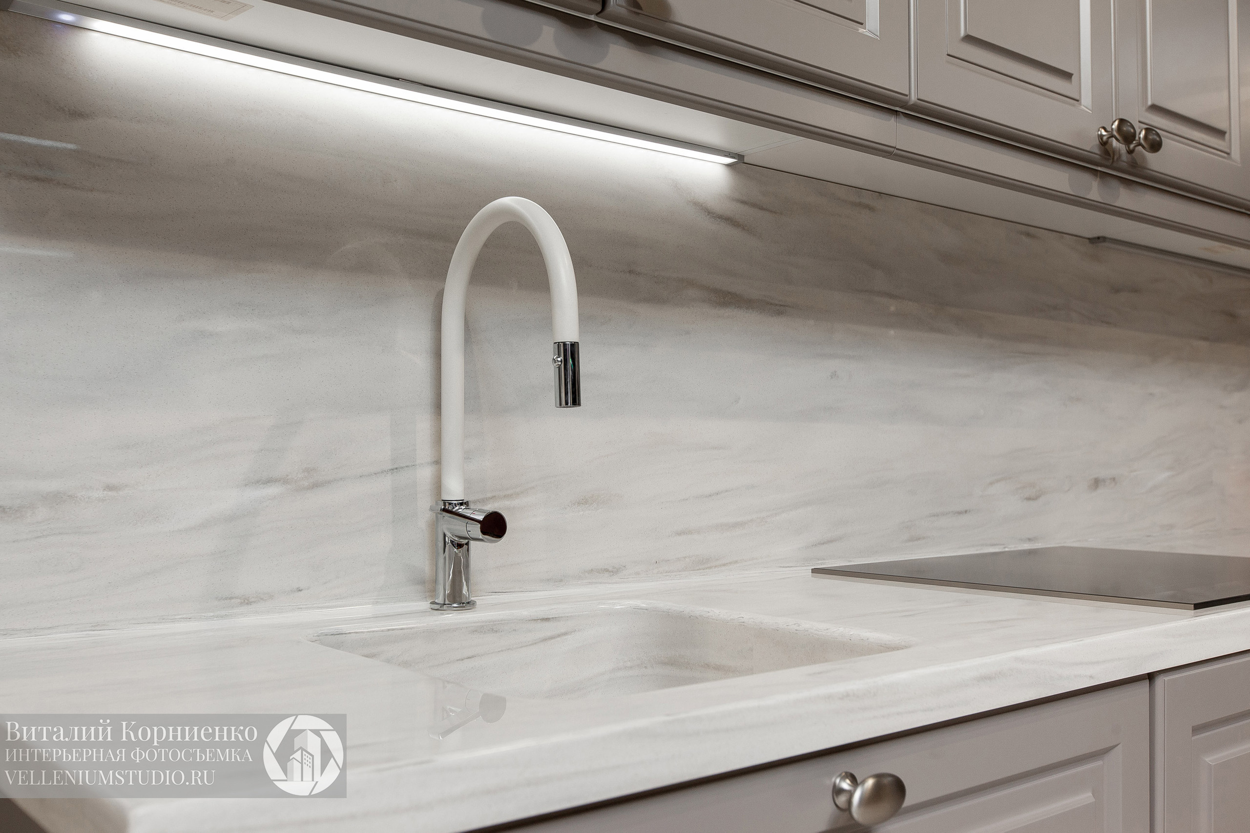 Фотосъемка кухонь в салоне мебели. Интерьерный фотограф Краснодар: профессионально по доступным ценам