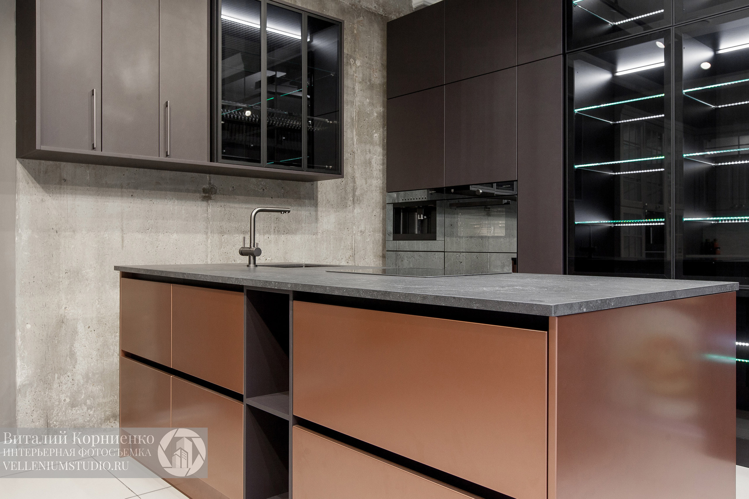 Фотосъемка кухонь в салоне мебели. Интерьерный фотограф Краснодар: профессионально по доступным ценам