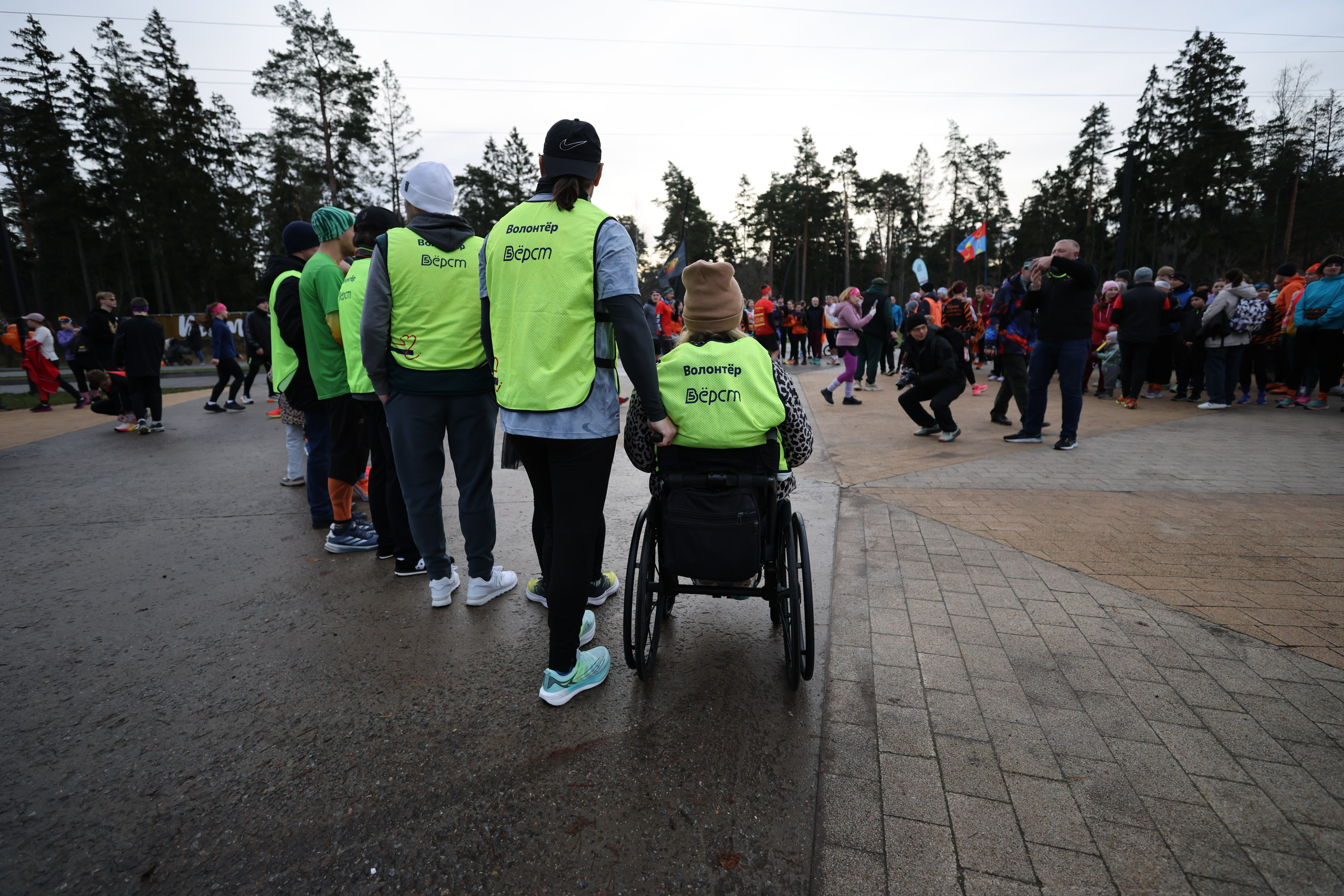 5 вёрст в Пестовском парке (Балашиха), 08.11.25. Фотограф Сергей Ловкий