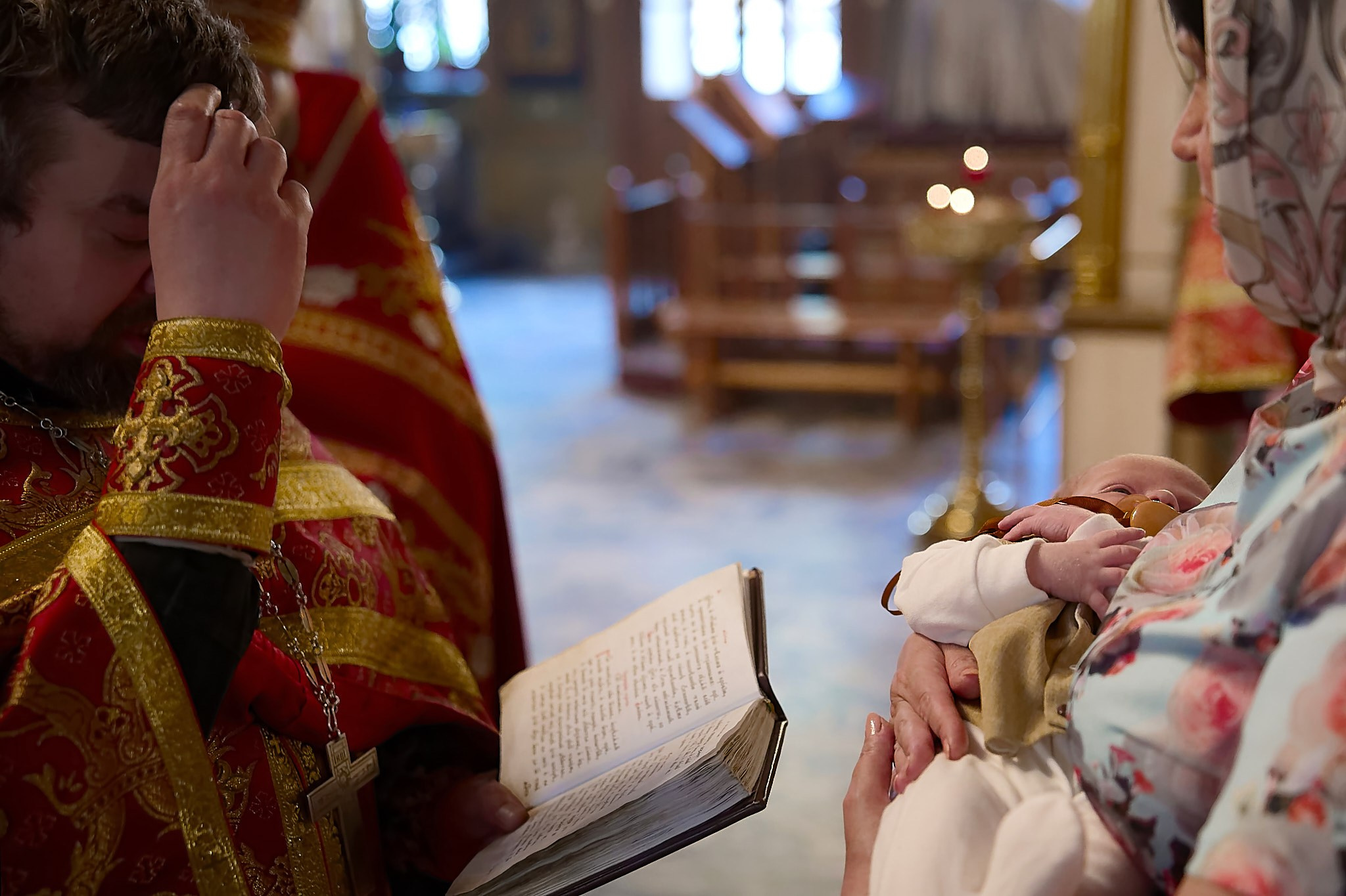 Таинство Крещения на Светлой Седмице. Фотограф в Москве