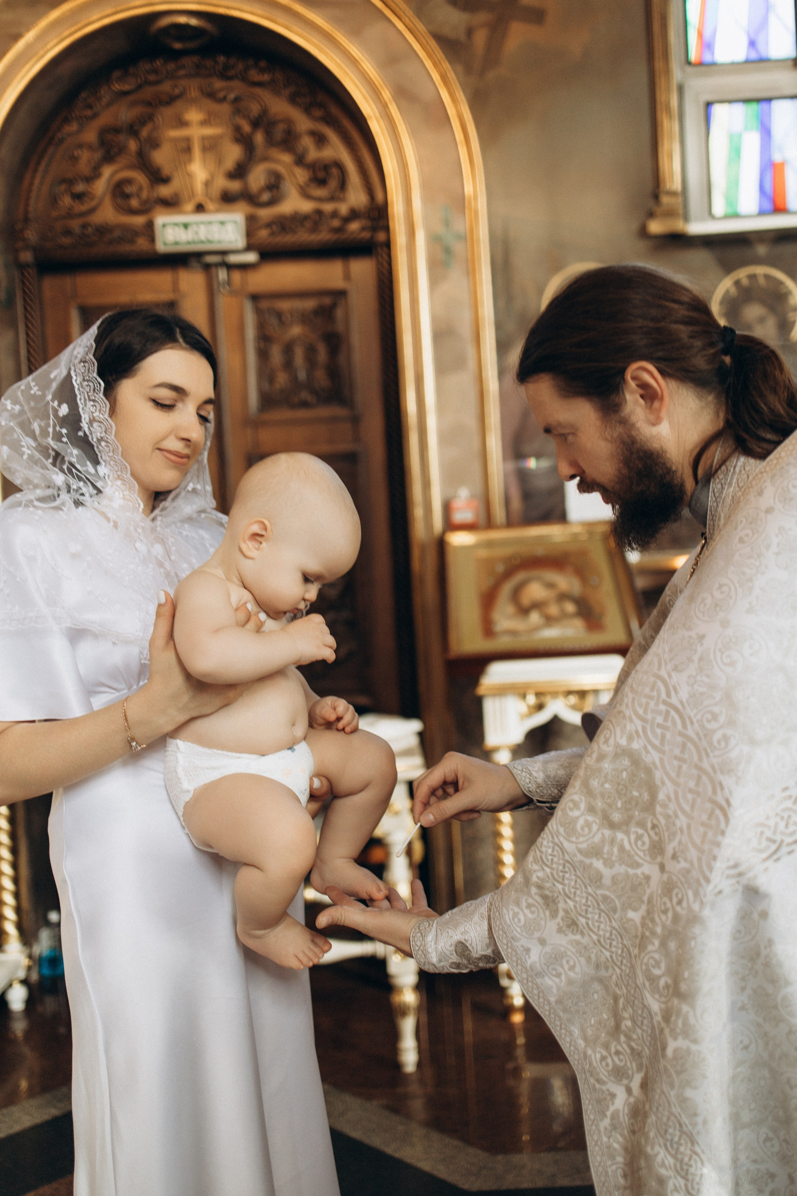 Крещение Арины. Самый теплый фотограф в Краснодаре Рябоконь Ксения