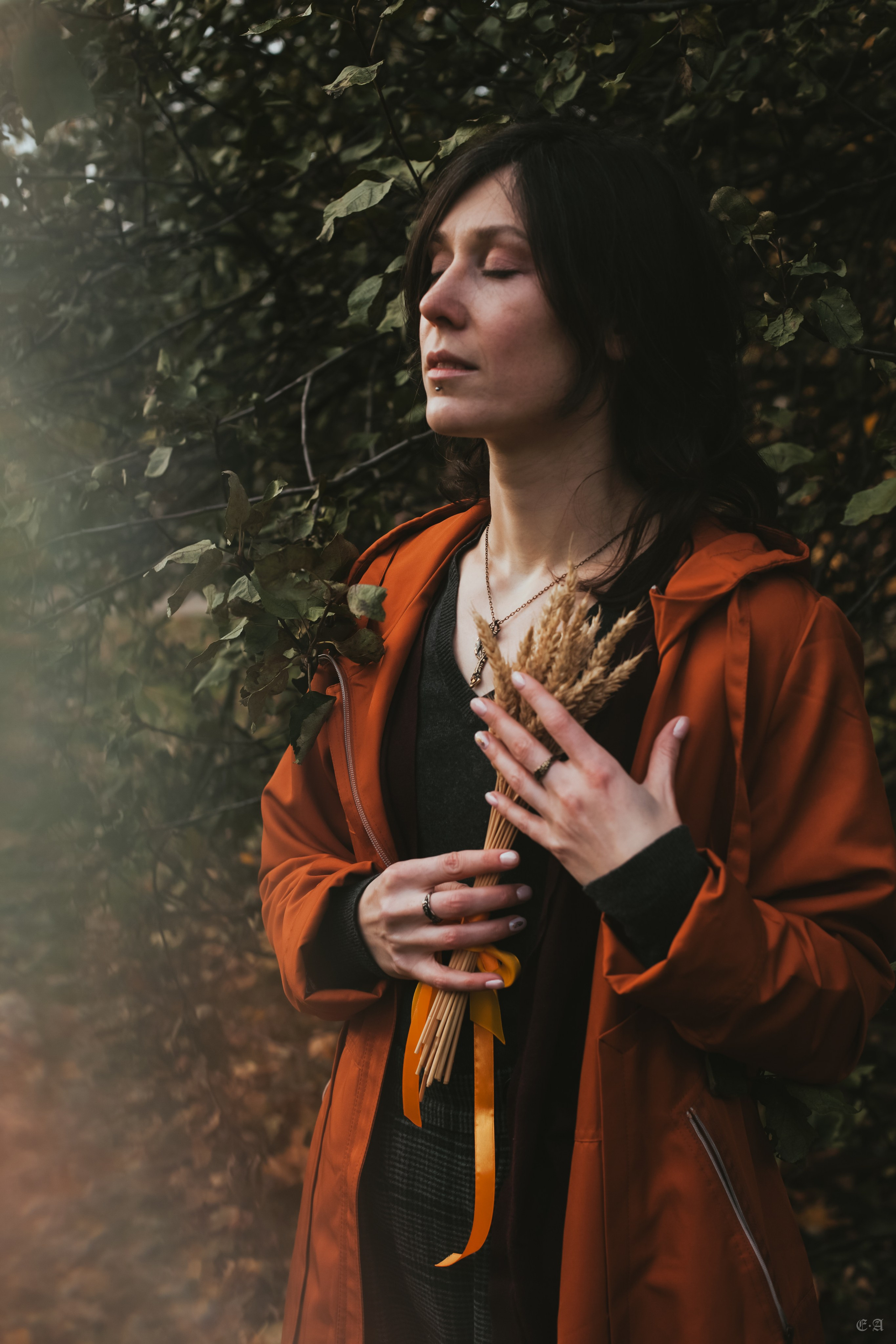 Осенние колосья для Белой Волчицы. Фотограф Ellairen