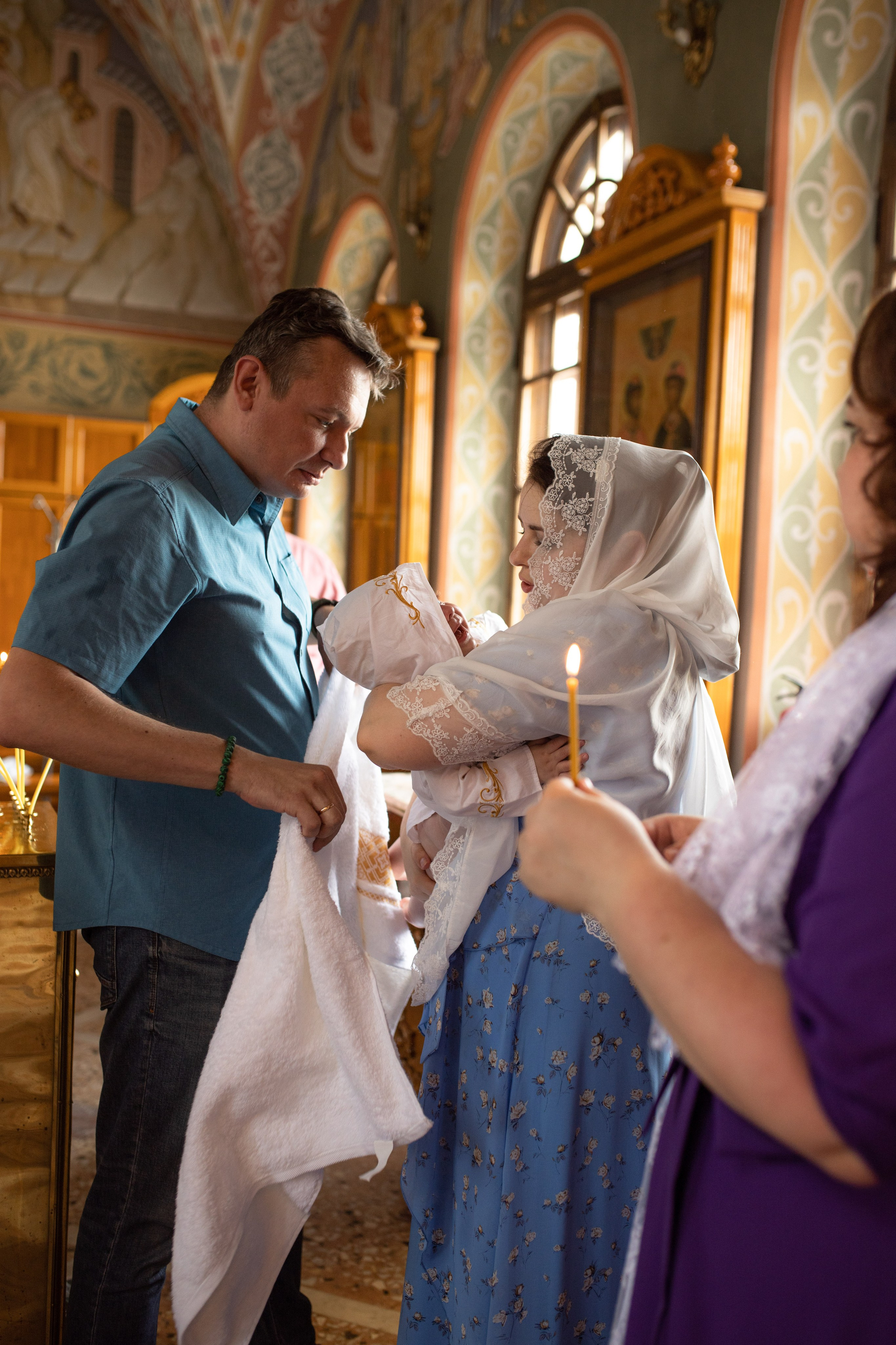 Таинство Крещения Вити. Фотограф в Железнодорожном и Балашихе