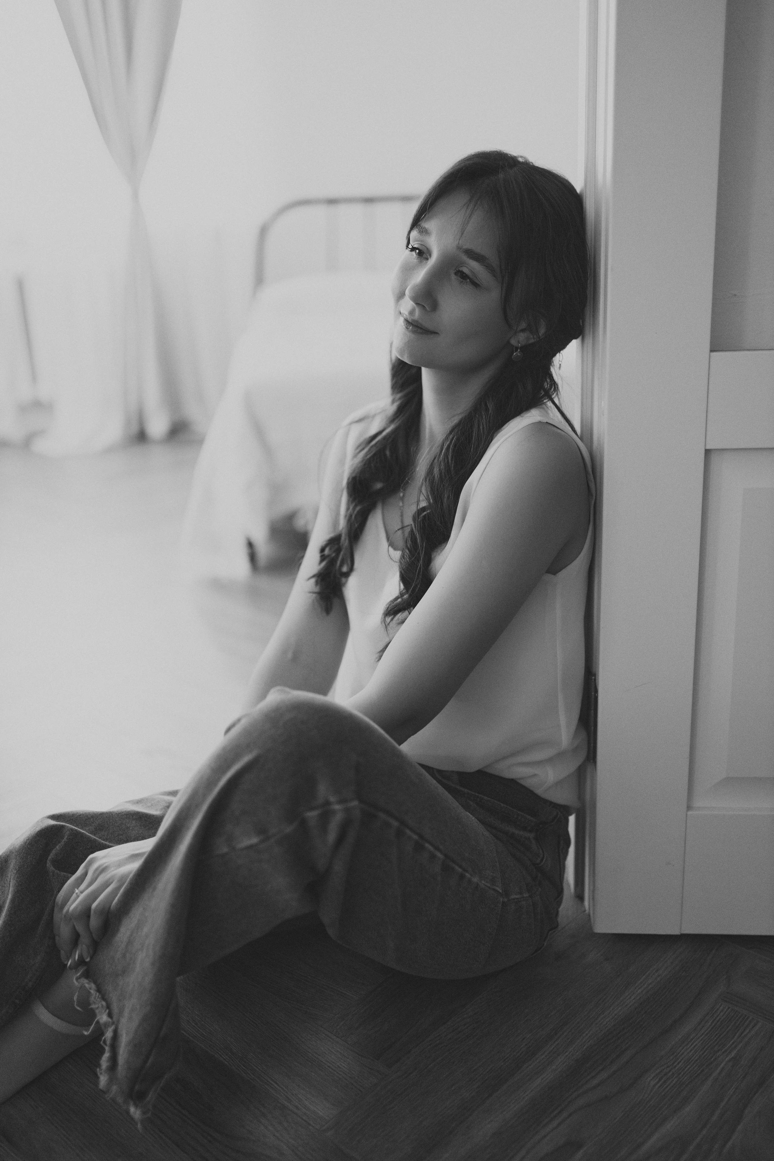 Студийная фотосессия мамы и дочки. Алина Каравайцева. Фотограф в городе Барнаул