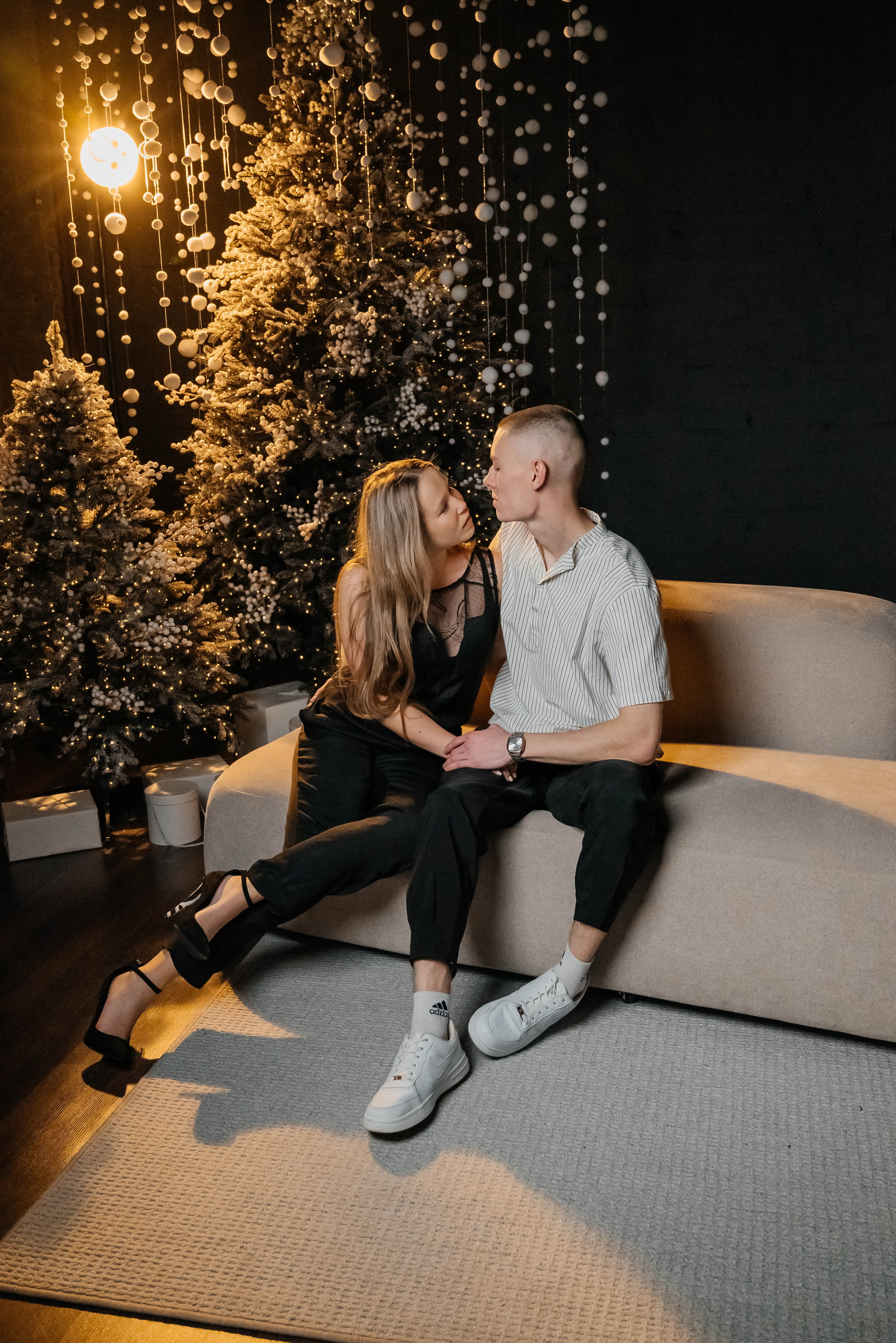 Новогодняя съёмка для Виктории и Вадима. Свадебный и семейный фотограф г. Ярославль Савинская Анастасия