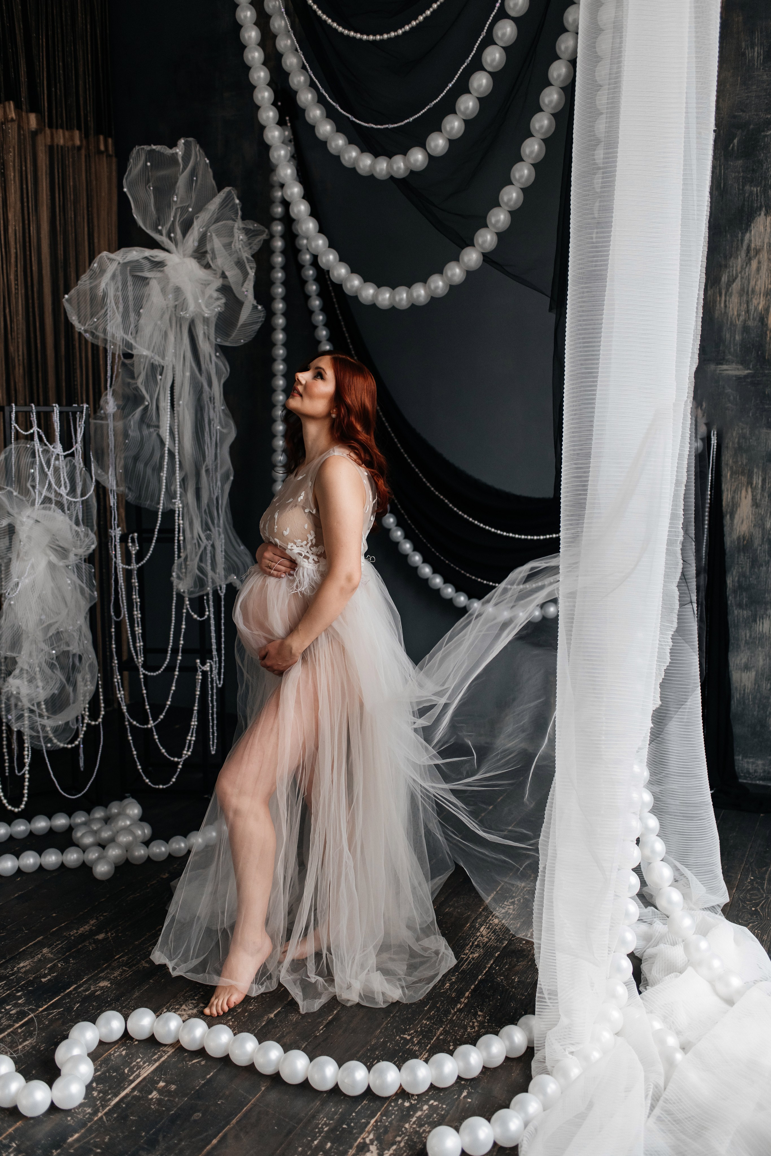«Мягкость ожидания: в струящихся тканях и украшениях». Фотограф в Москве/Зарайске Шахова Марина