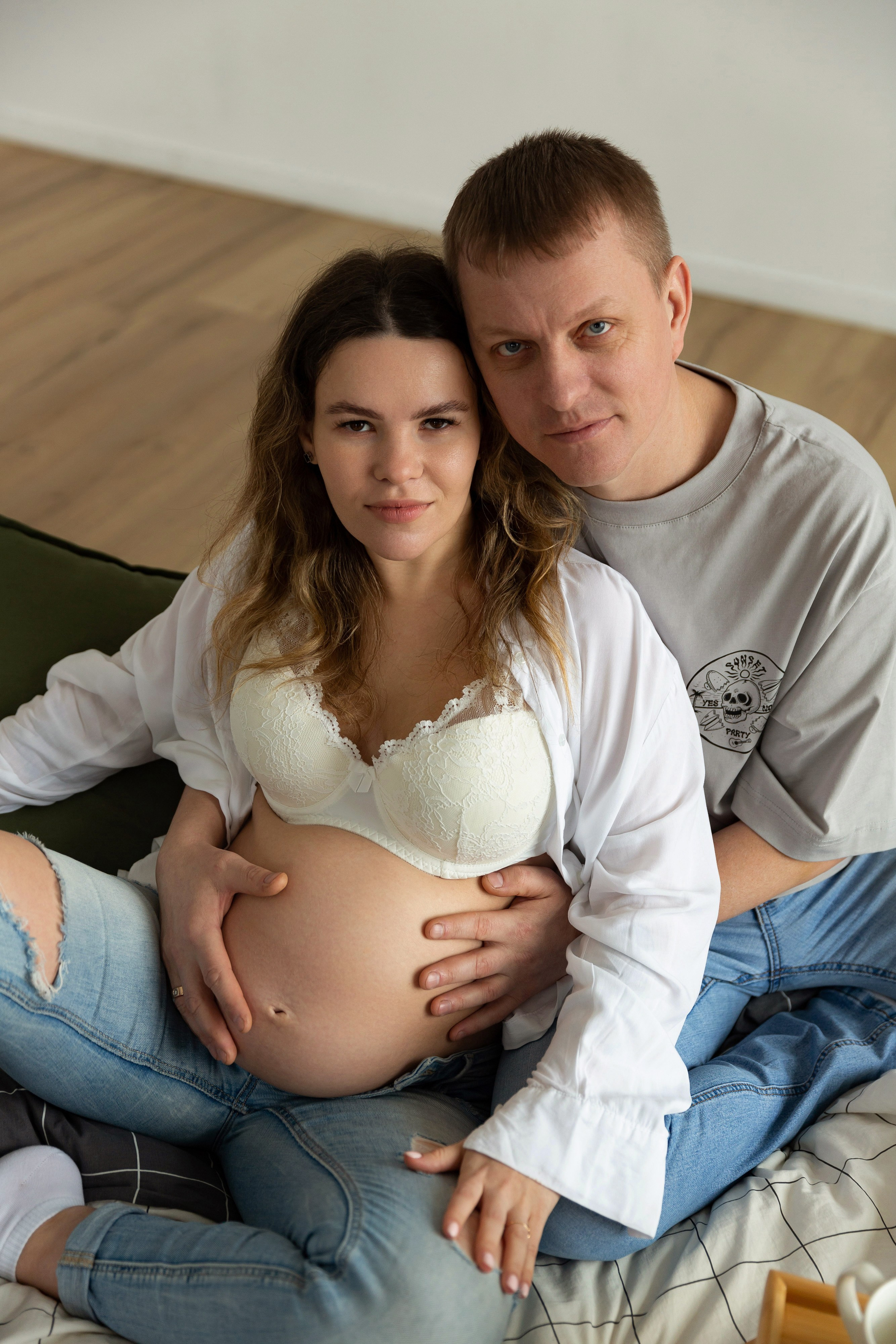 Фотосъемка беременности в студии Петербурга. Свадебный и портретный фотограф в Санкт-Петербурге Надежда Чечулина